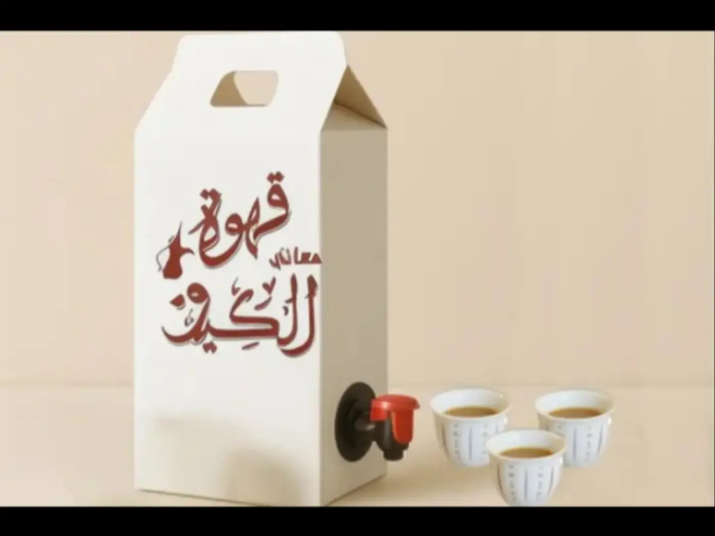 Plain Arabic Coffee Box