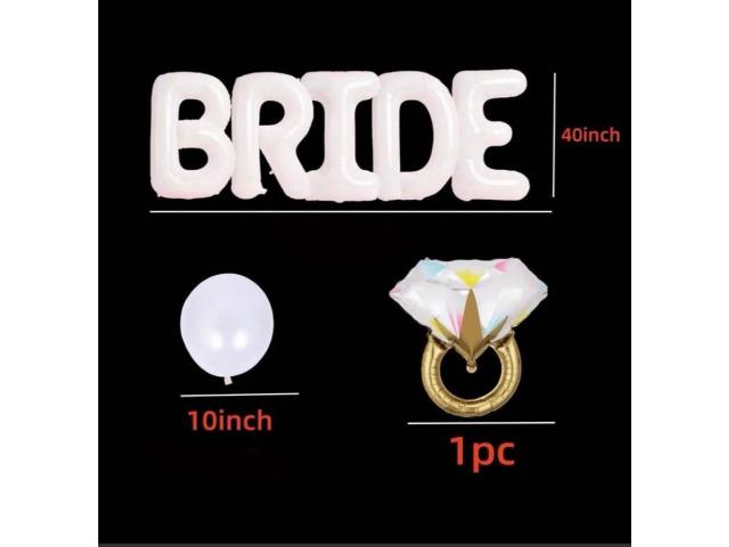 Bridal Balloon Bouquet