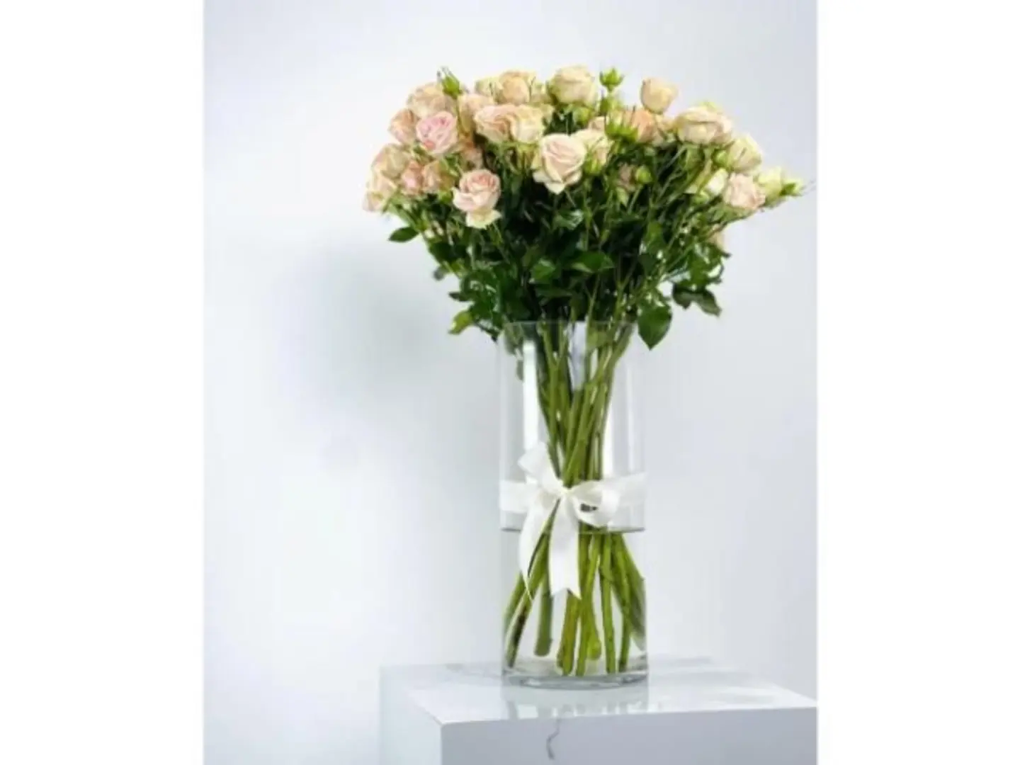 Charming Pink Baby Rose Vase