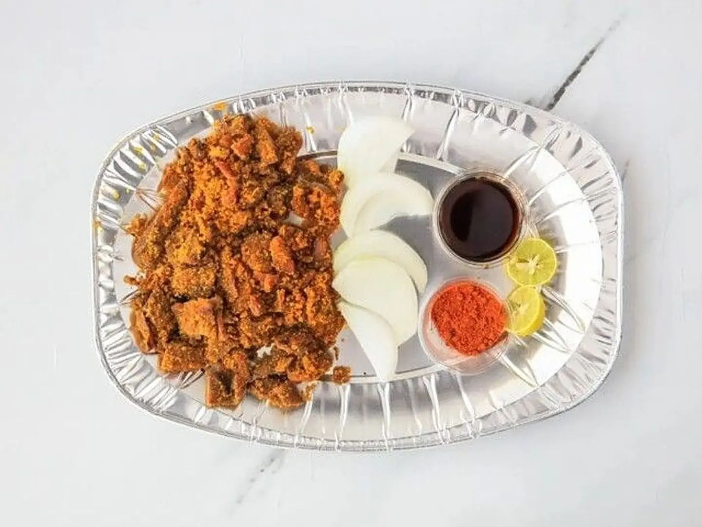 مدفون دجاج مع جبن حراق