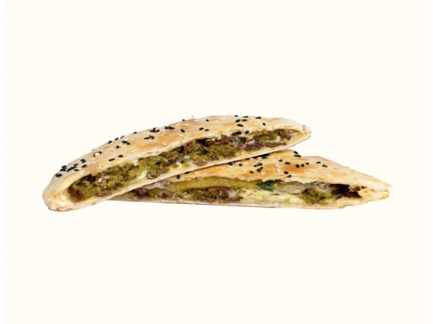 فطيرة فلافل باللبنة