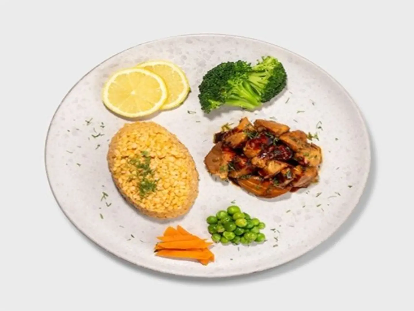 Salmon With Soy Sauce & Bulgur