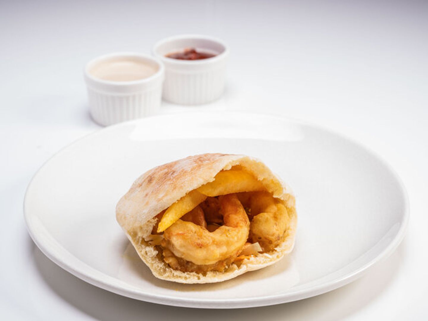Fried Shrimp Pita Bread
