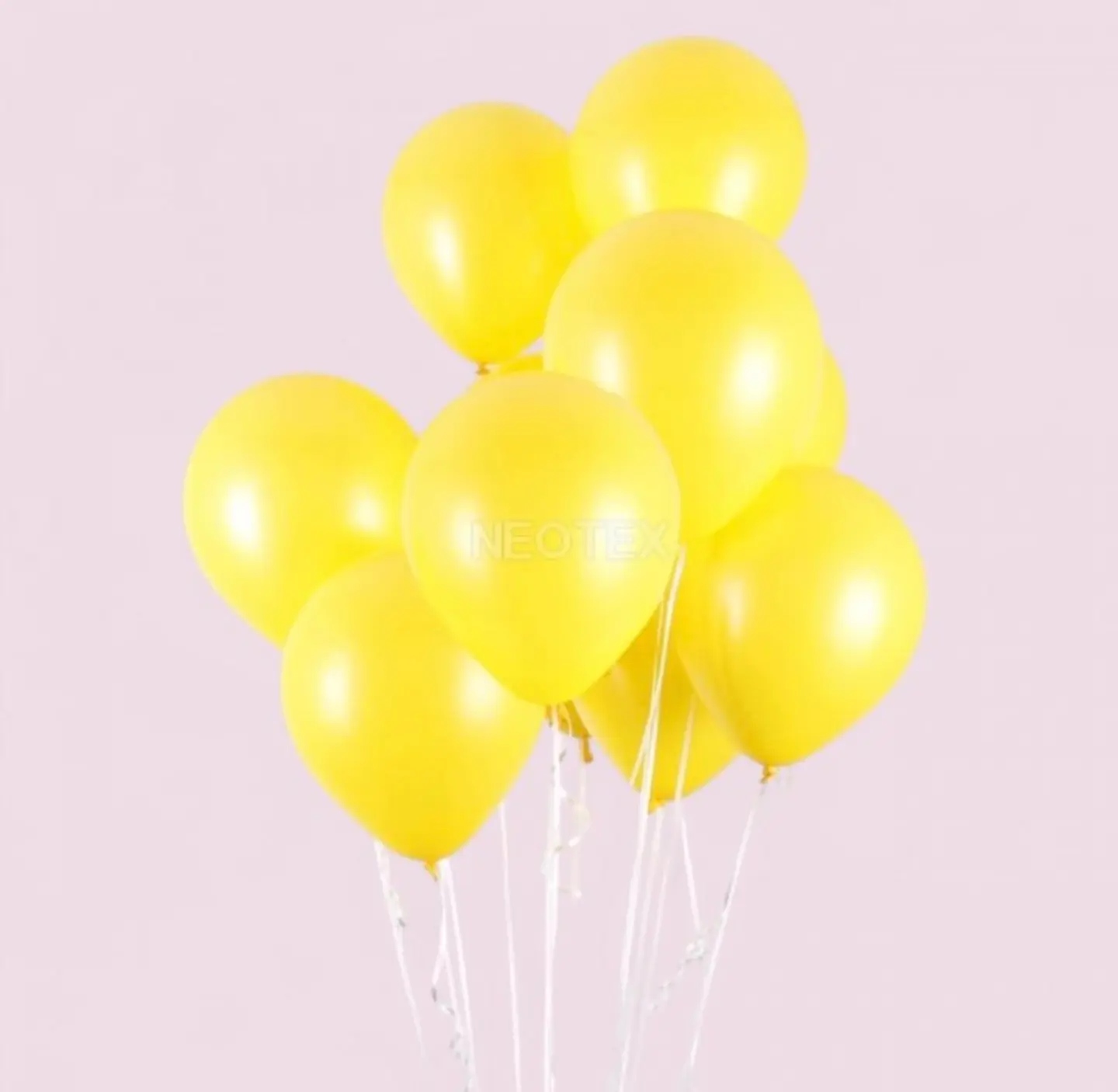 بالون لاتيكس أصفر