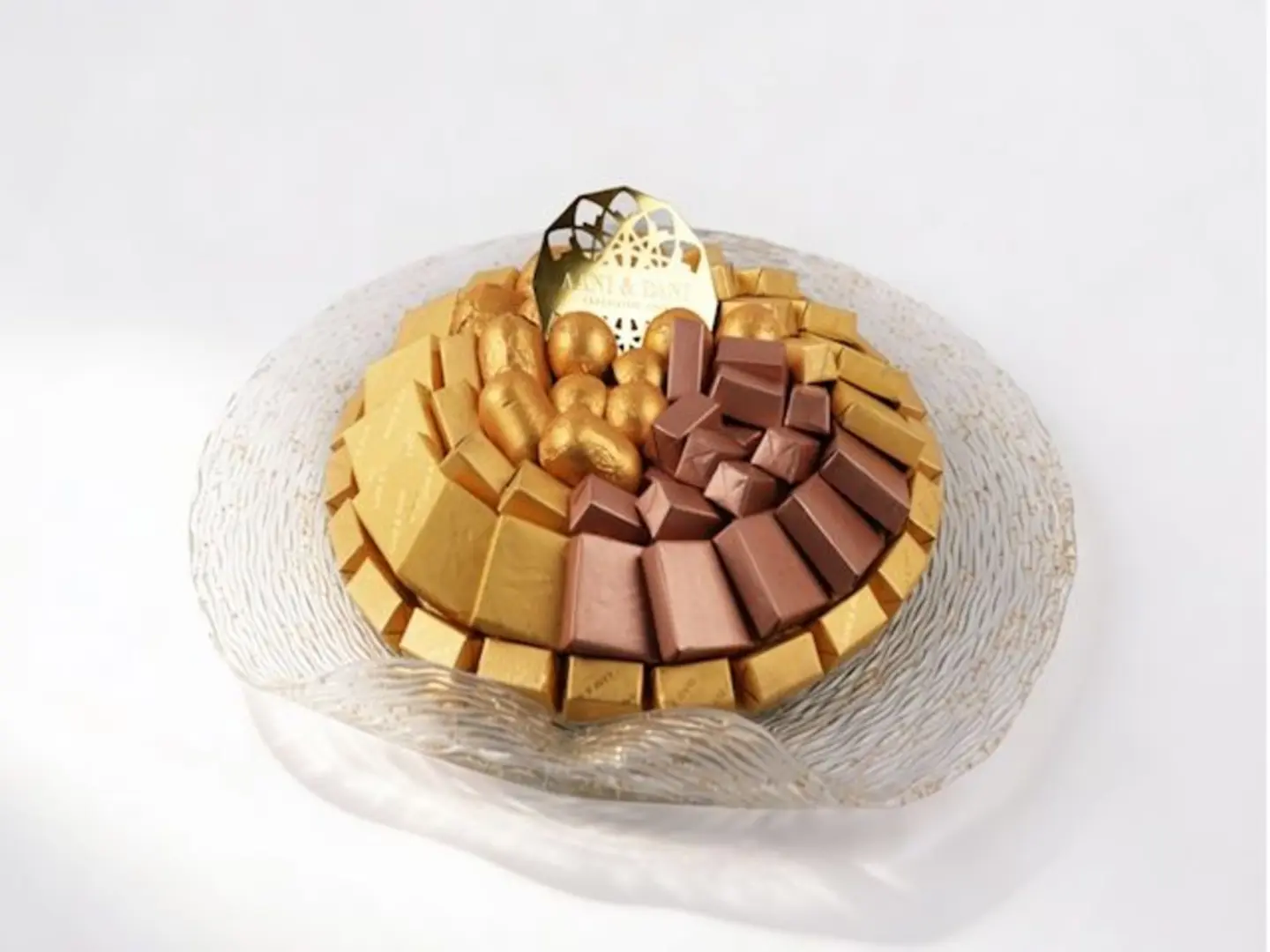 Tammaro Folded Charger Gold