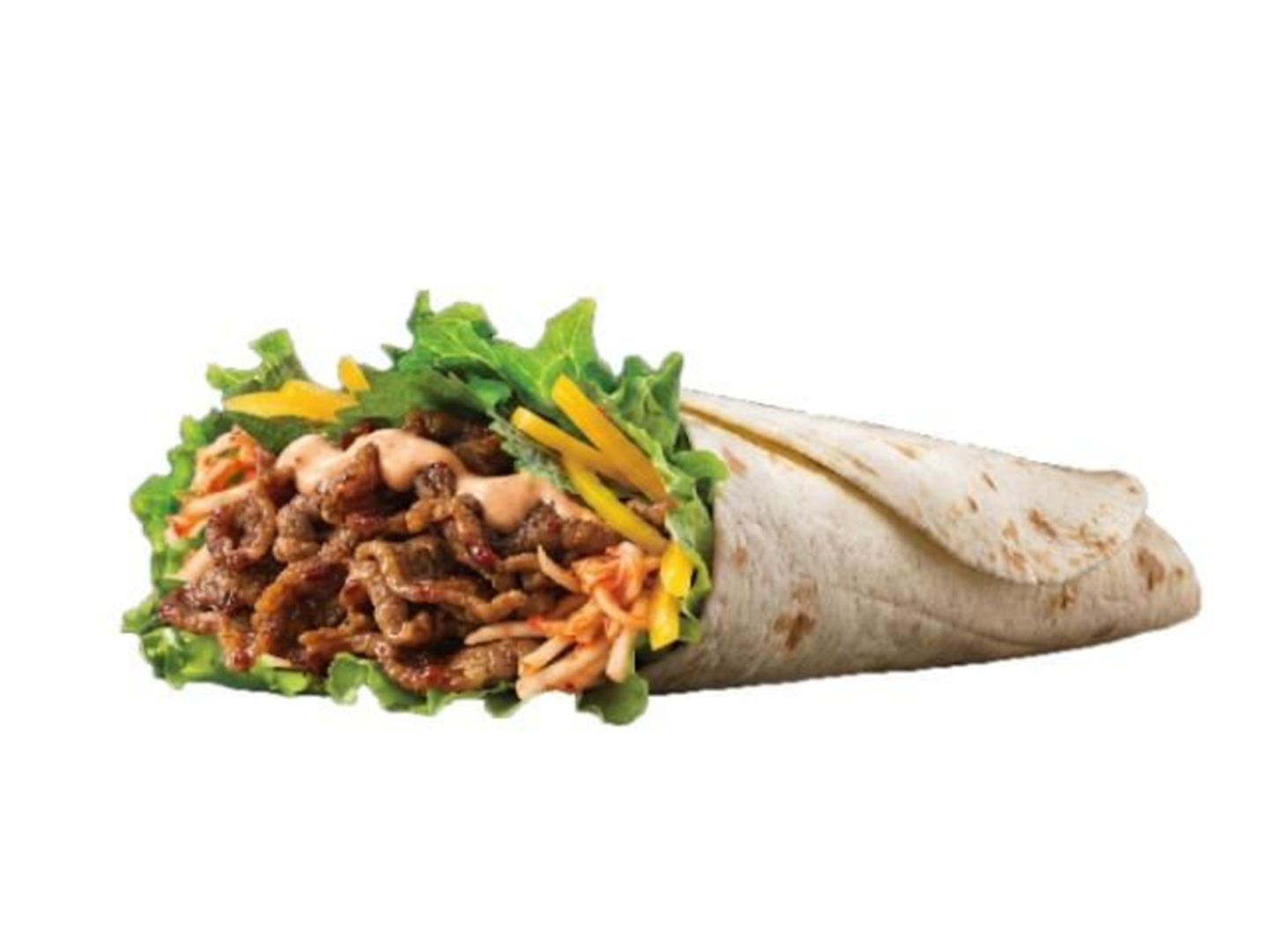 Korean Wrap With Fries