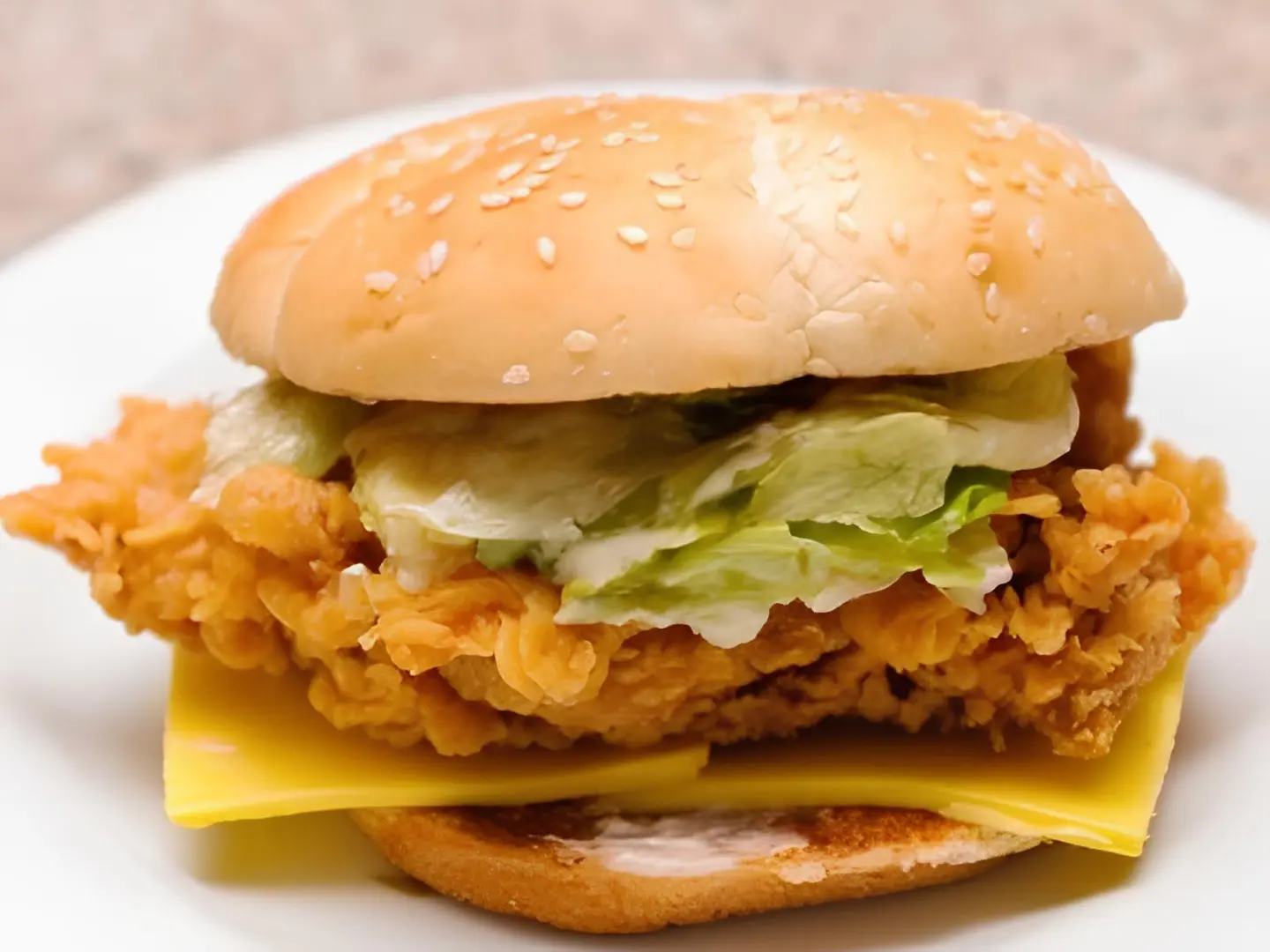 برجر دجاج زنجر