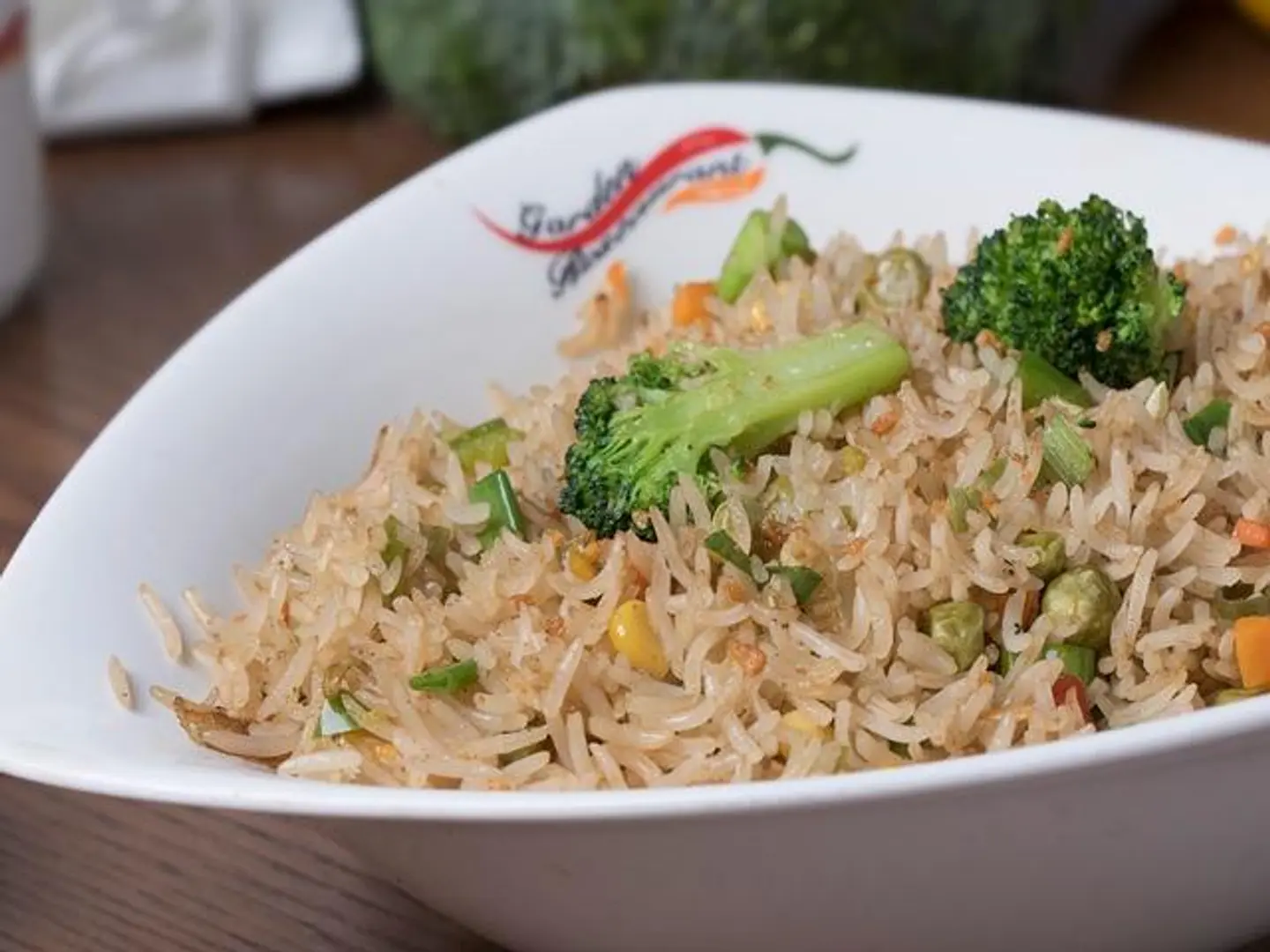 أرز مقلي خضار