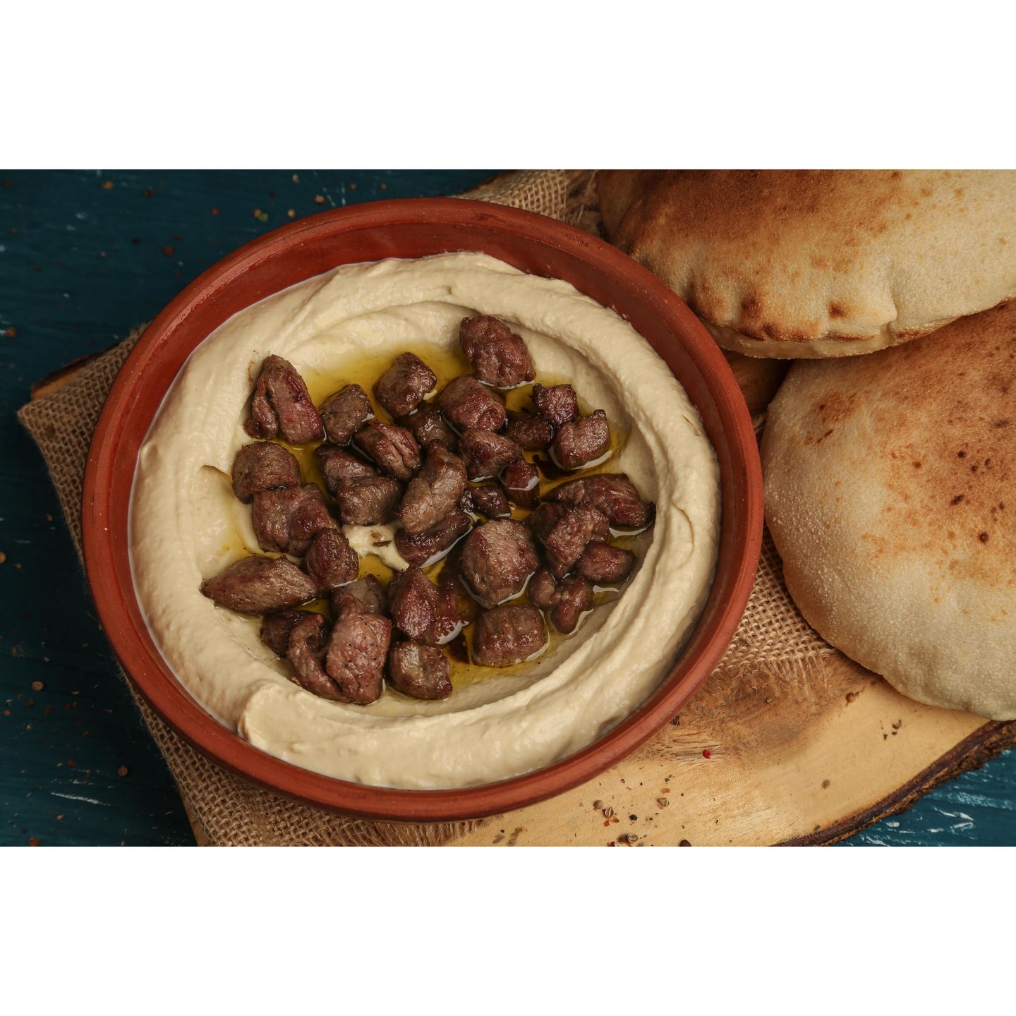 Hummus With Meat