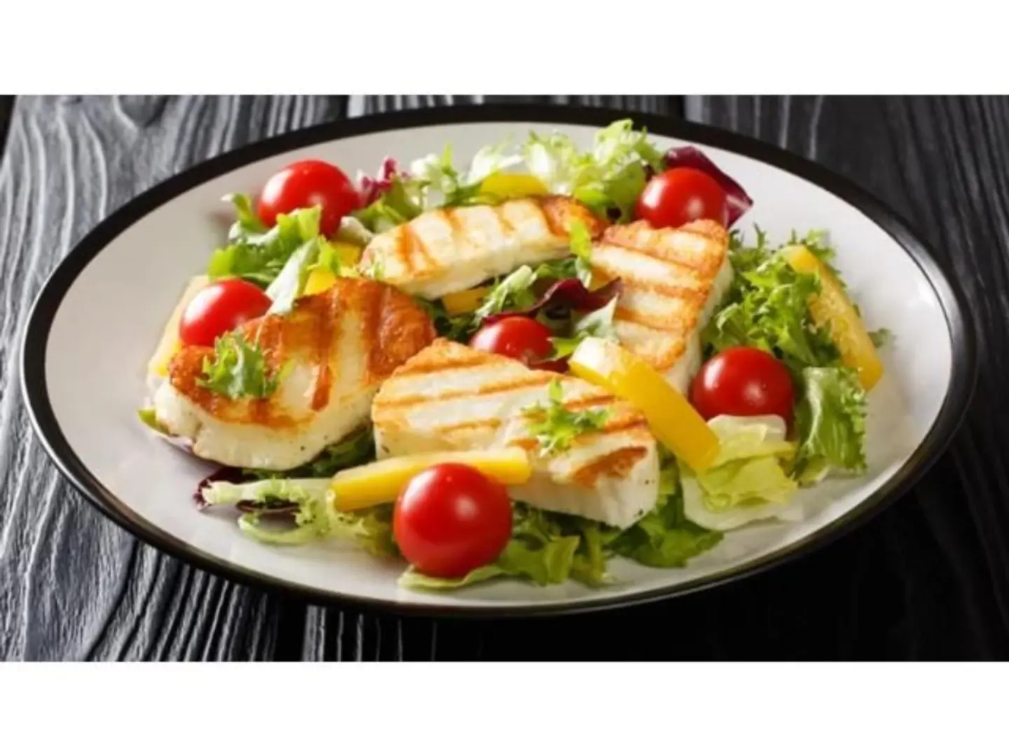 Halloumi Hummus Plate