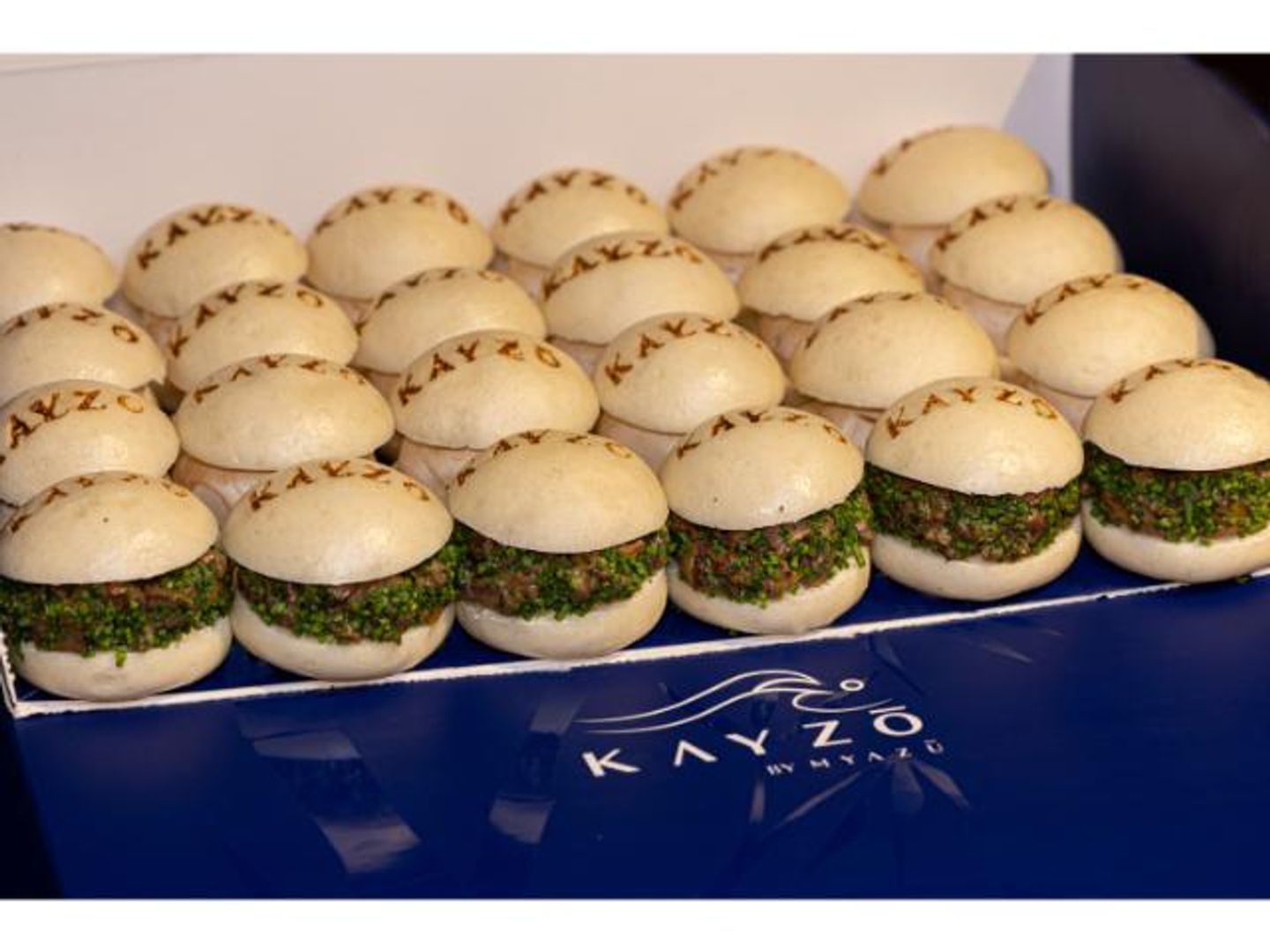 Steak & Cheese Bao Box   24 Pcs