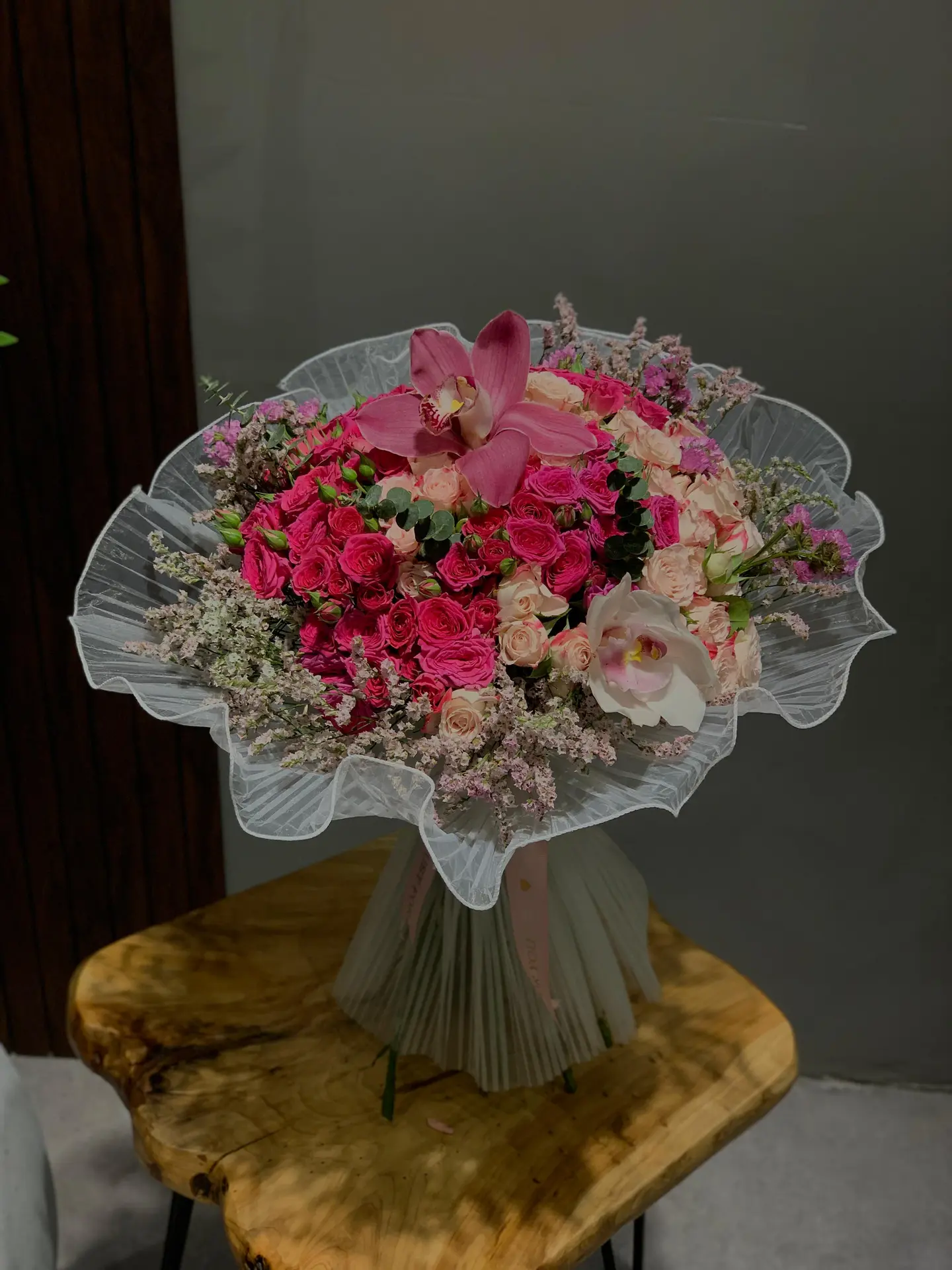 Fabric Wrapping Bouquet