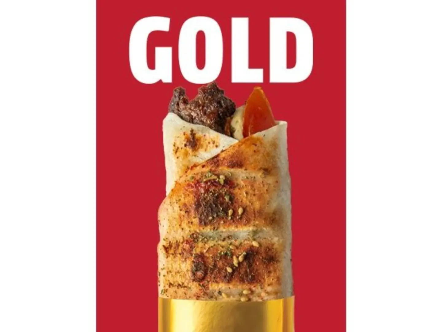 Gold Sandwich Meat Kebab