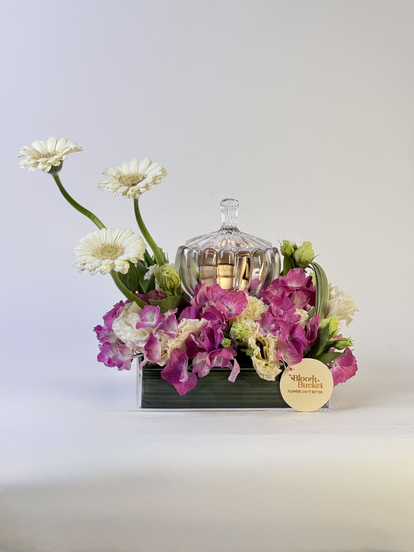 Flowers Box With Patchi Chocolate