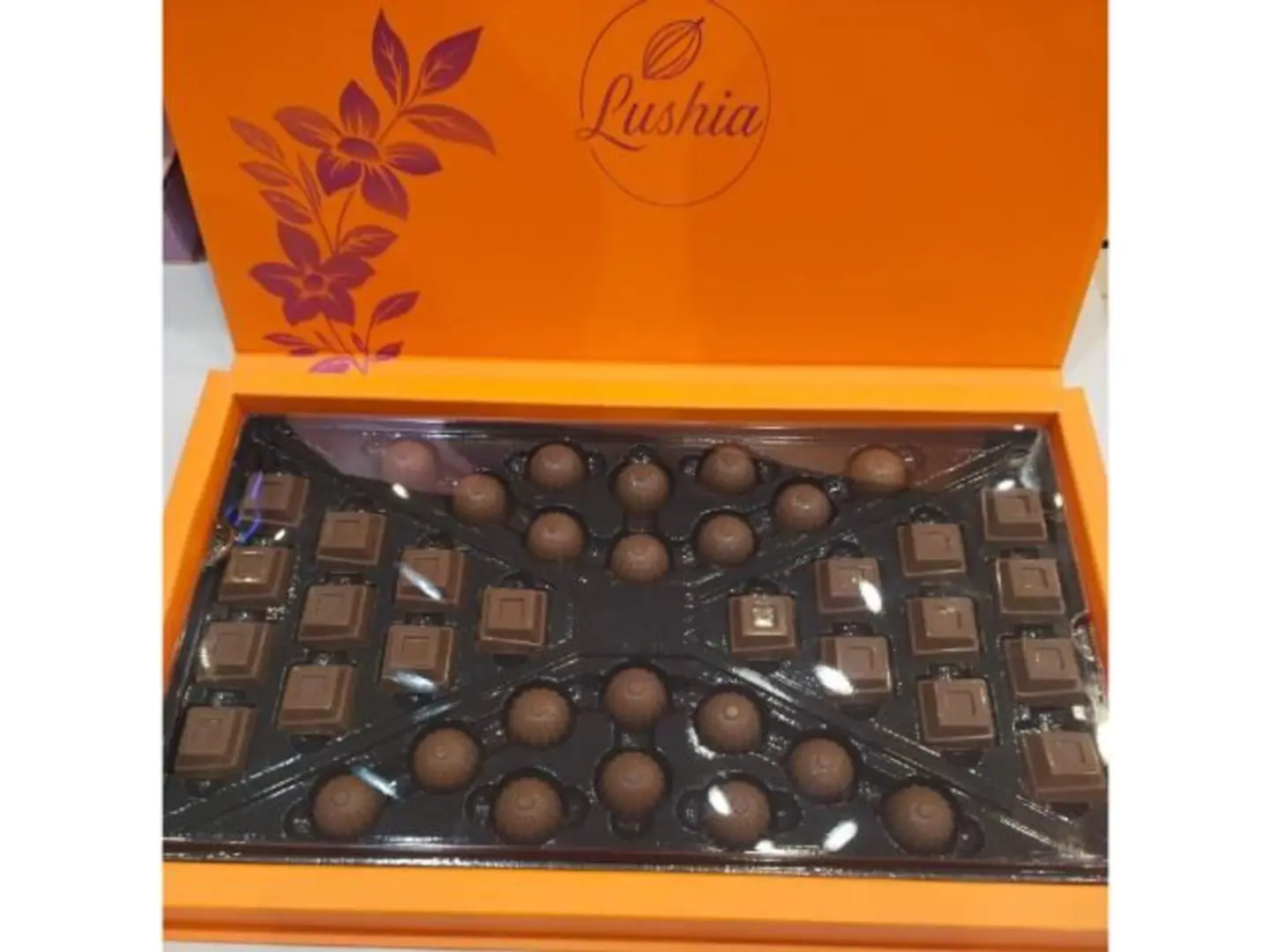 Lushi Orange Chocolate Box (Four Flavors)