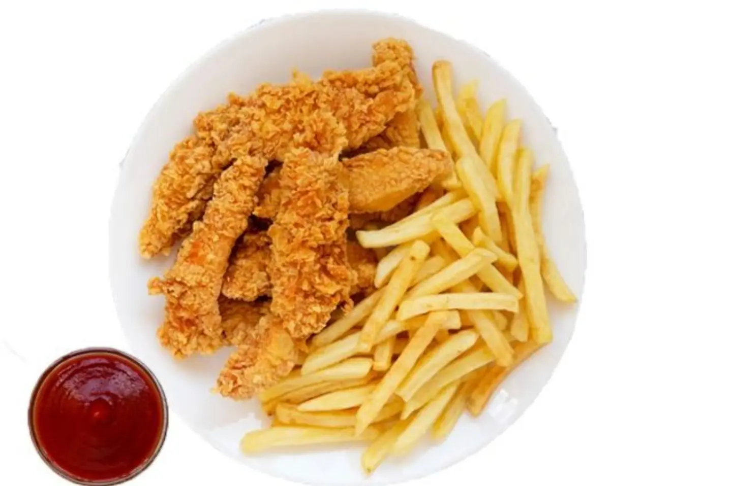 ستربس الدجاج حراق