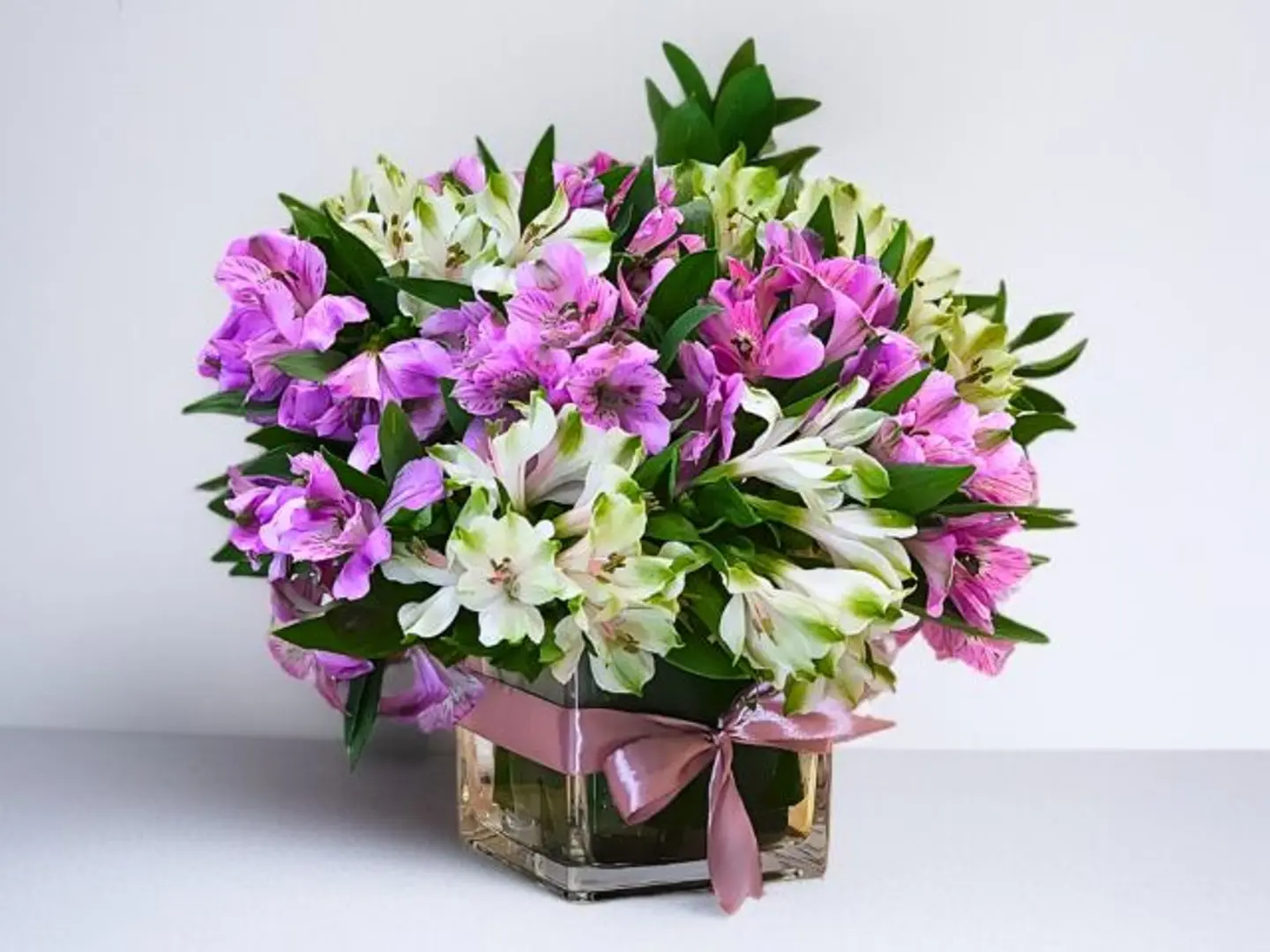 سيمفونية الزهور البنفسجية والبيضاء