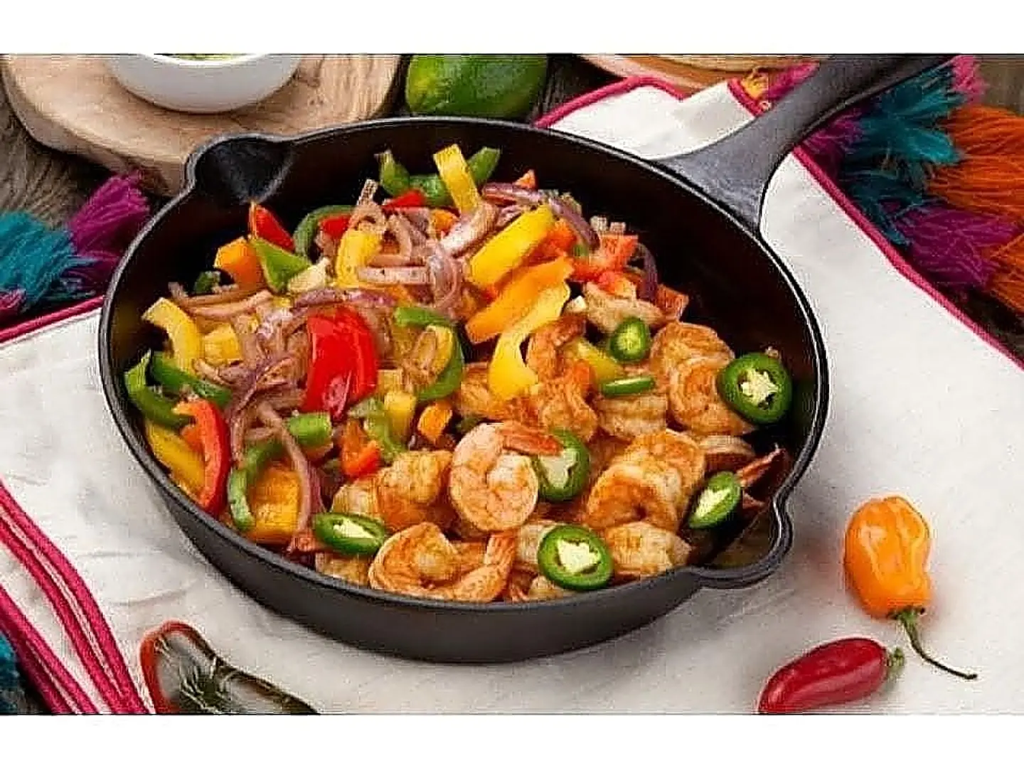 Shrimp Fajitas