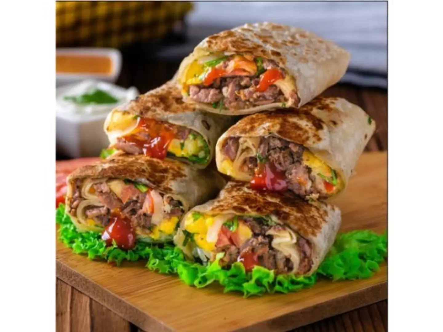 صحن عربي لحم ٦ قطع