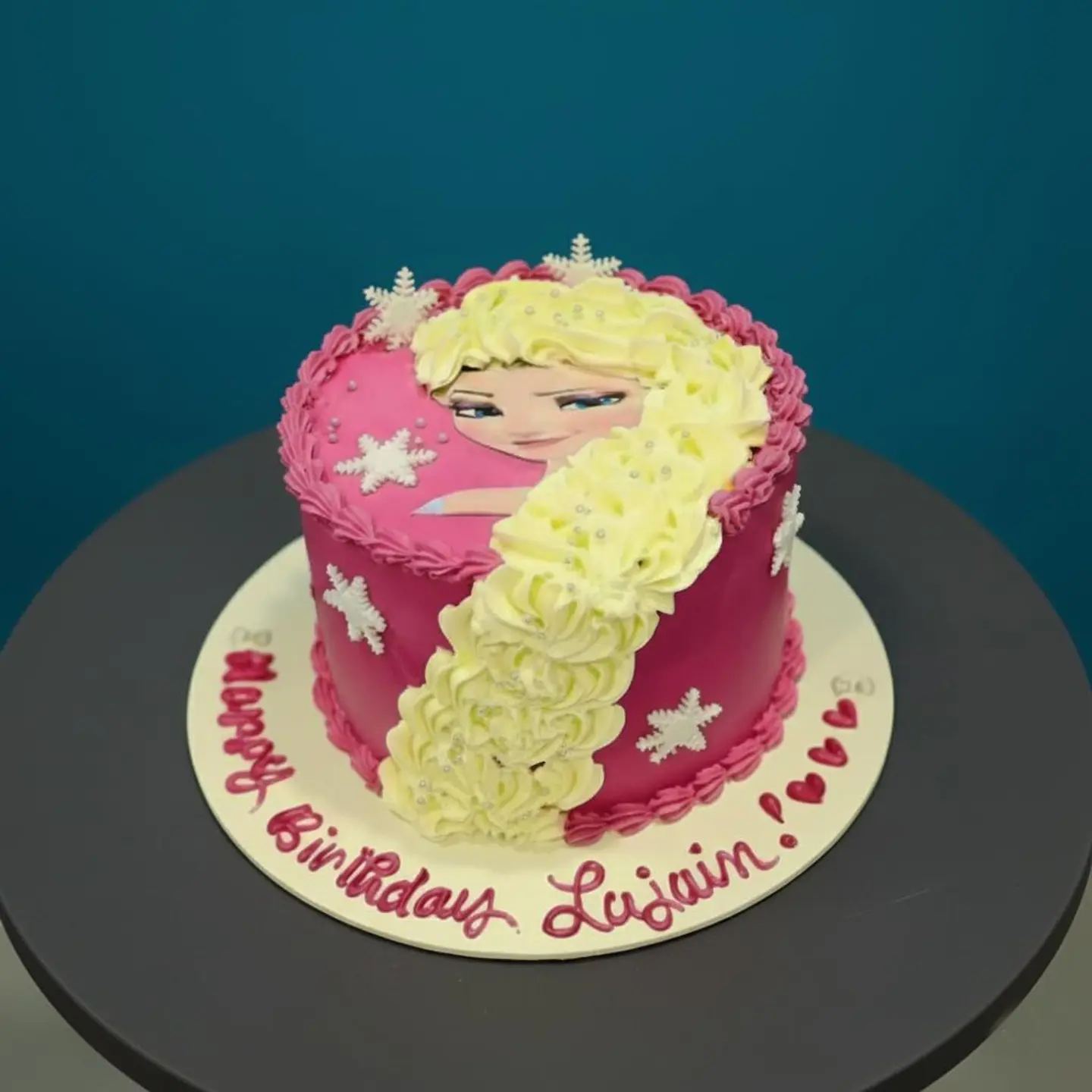 Frozen Elsa Pink Cake