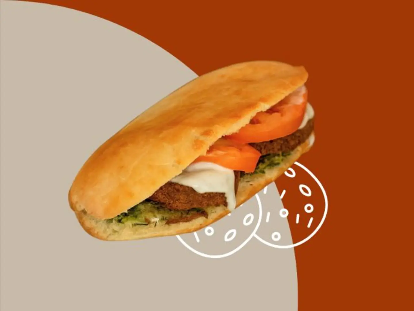 Regular Falafel Sandwich