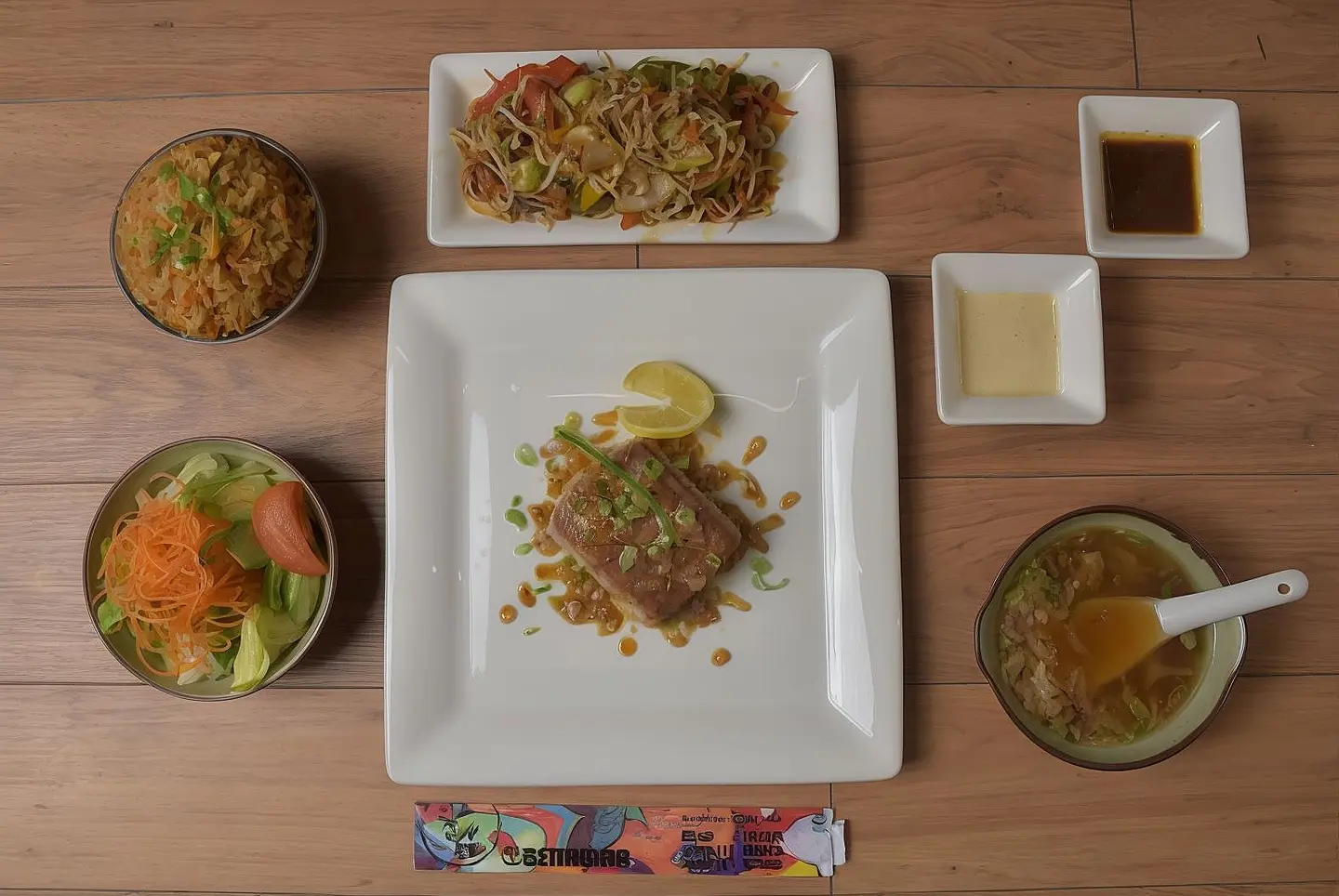 سمك تونا-وجبة كاملة