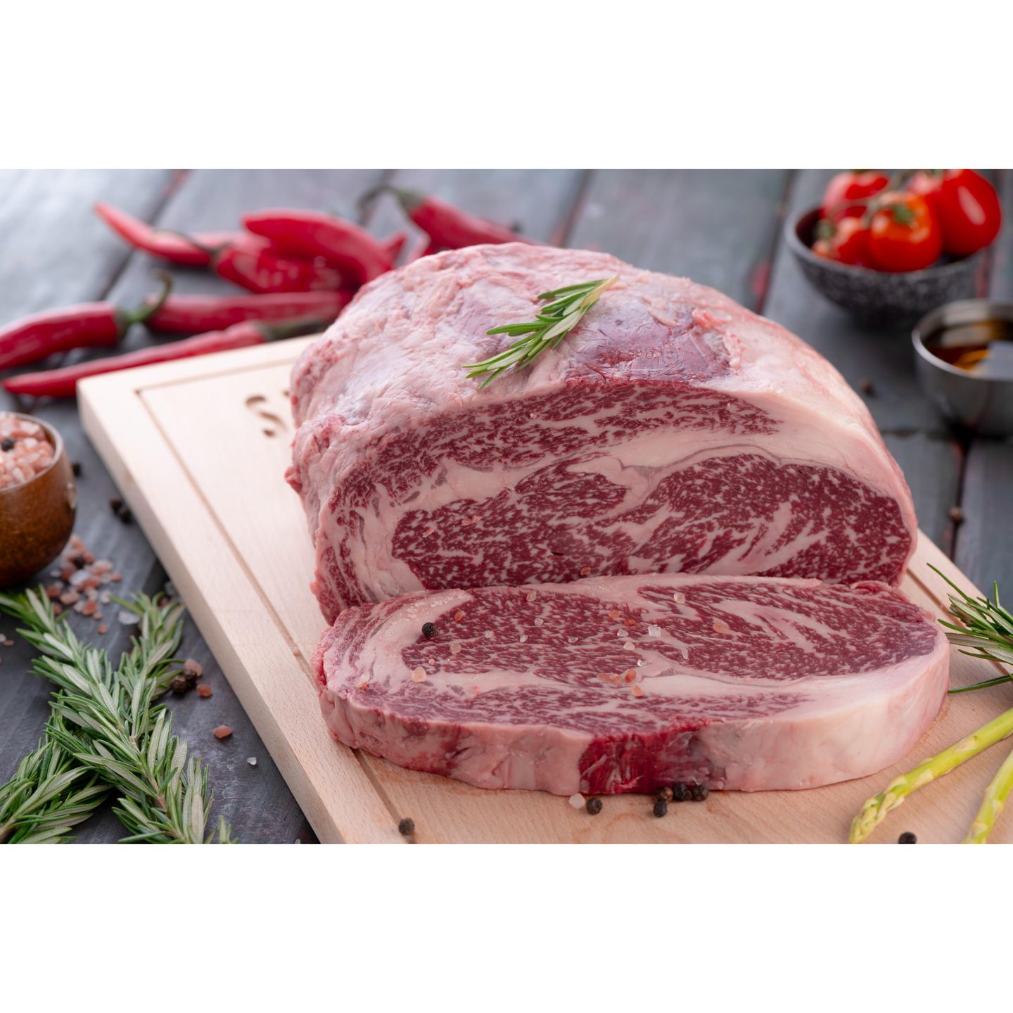 Rib Eye Wagyu Mb 7   Ready To Grill