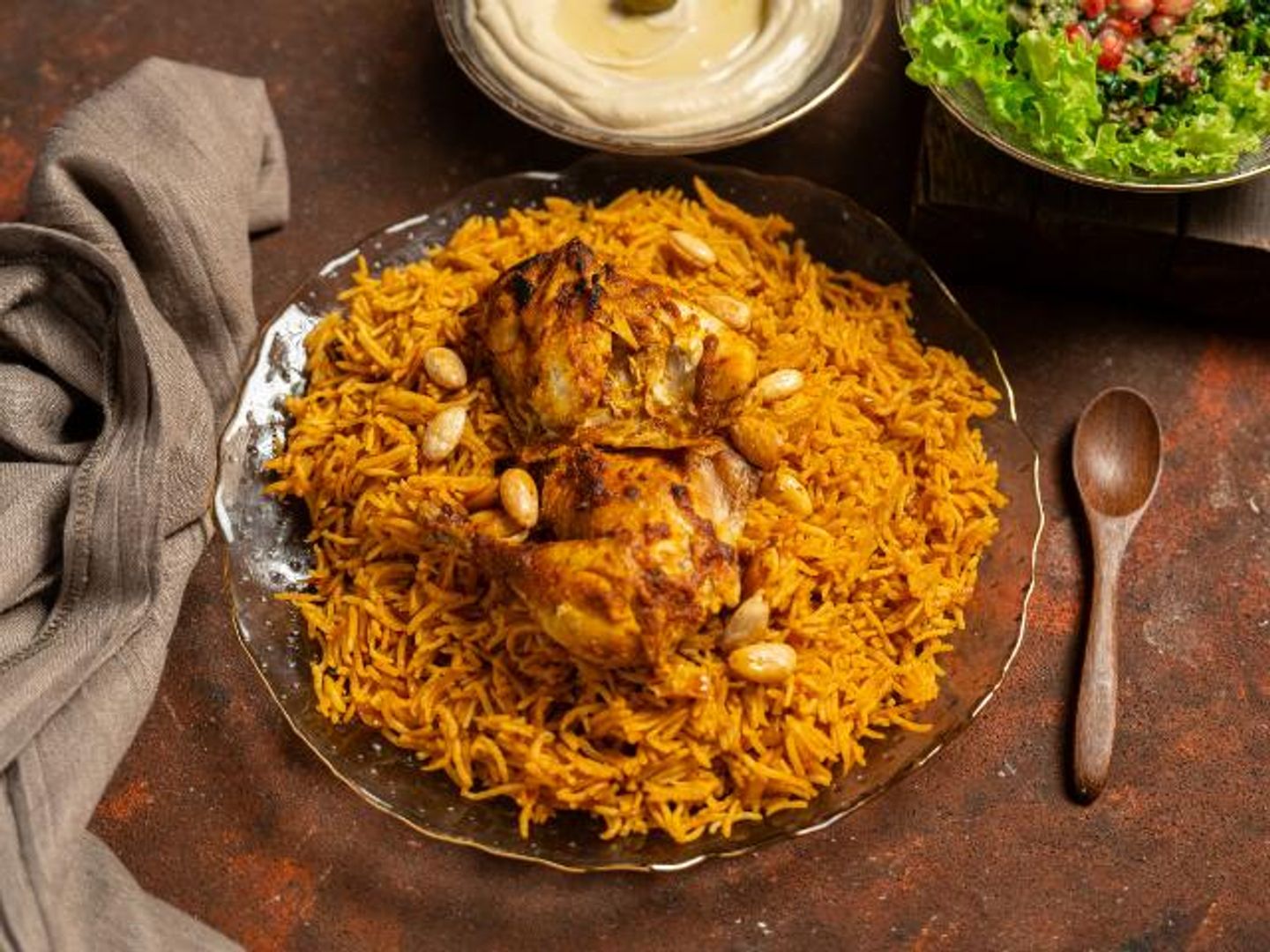 نص دجاجه كبسه حمراء