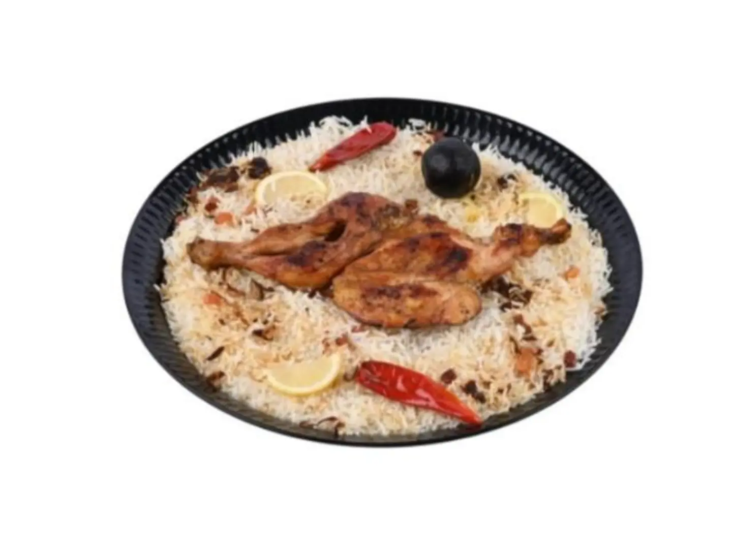 Half Mathbi Chicken With Bashawer Rice