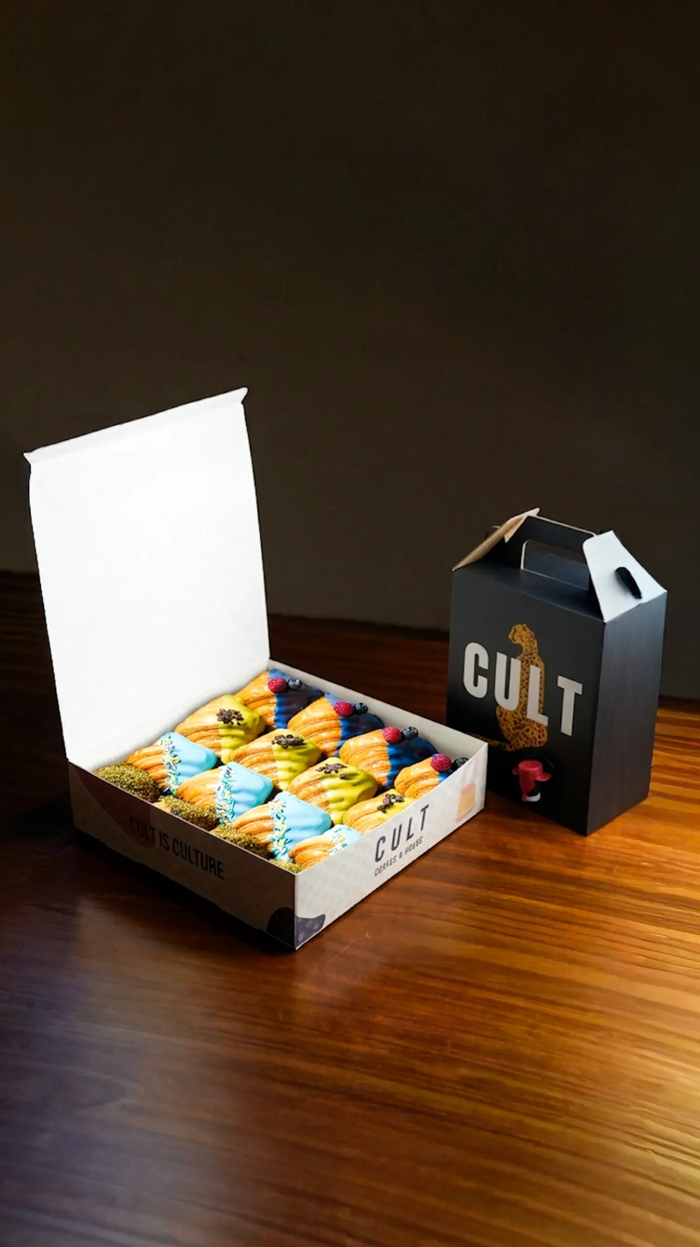Coffee Box With Croissant Box