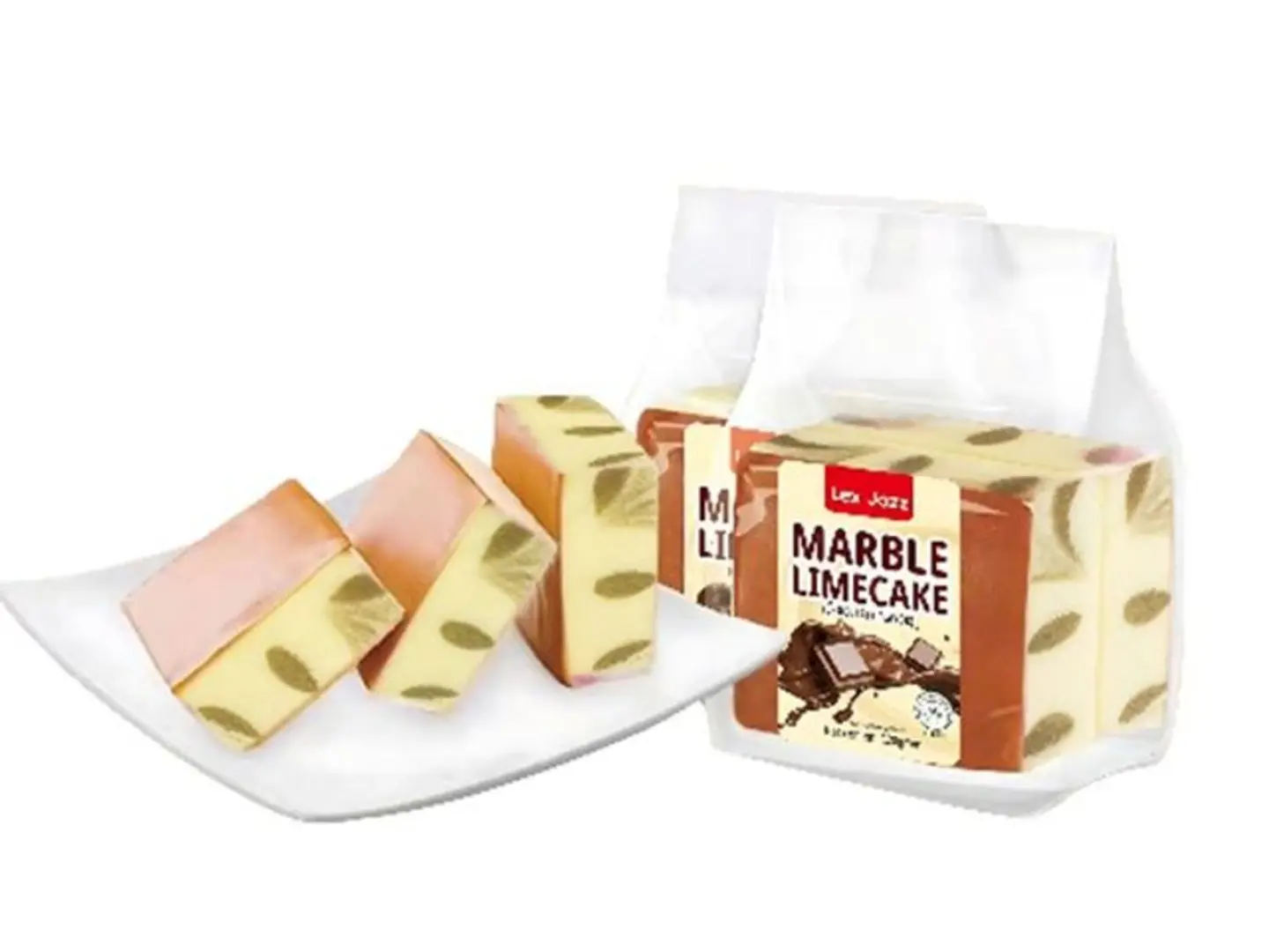 كيك ياباني مربع شوكولاتة