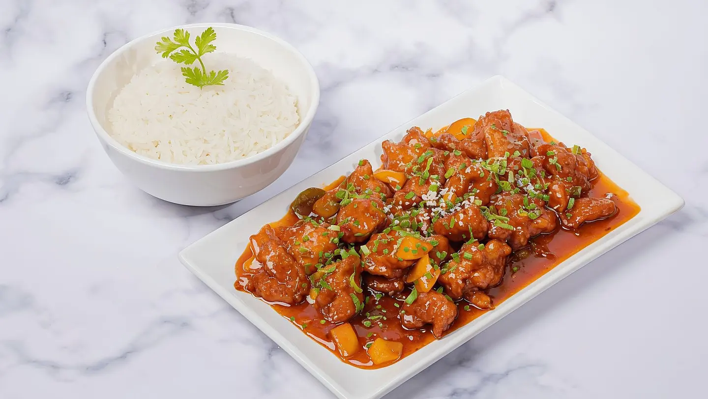 الدجاج حامض حلو