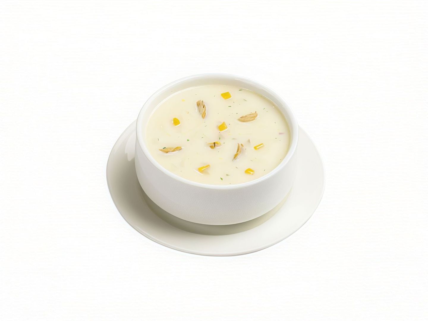 شوربة الدجاج مع الذرة