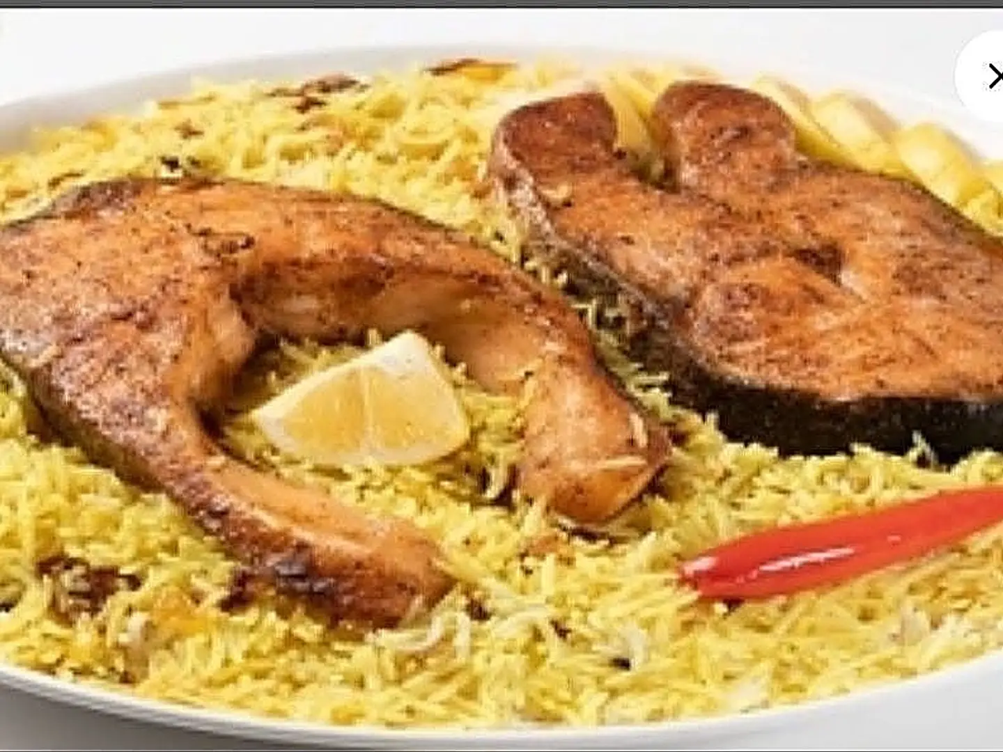 سمك سالمون مدخن بدون ارز نصف كيلو