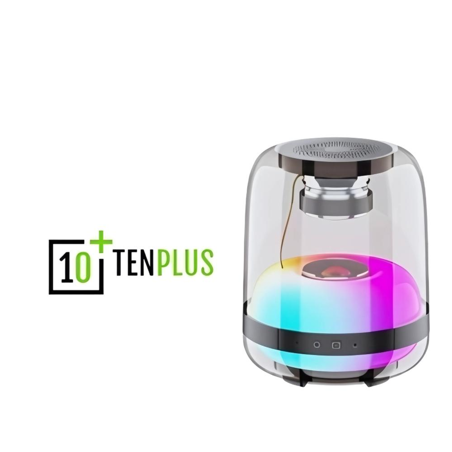 Ten Plus Bluetooth Speaker Glass Led