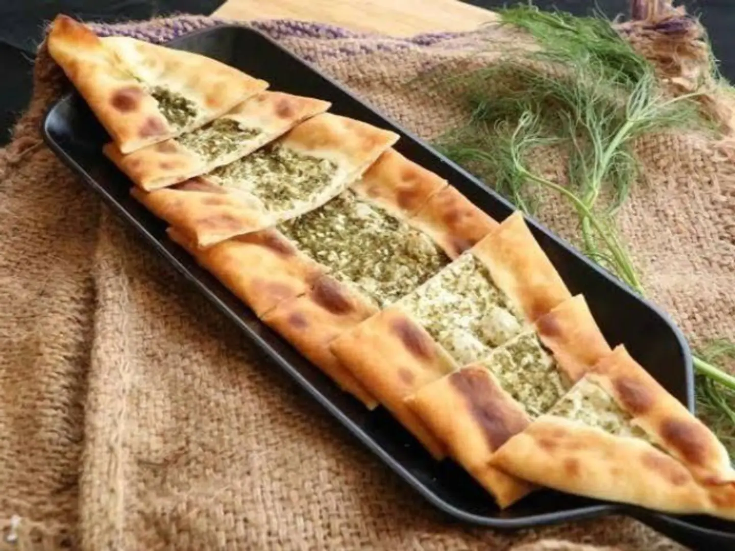 Labneh Pie With Zaatar