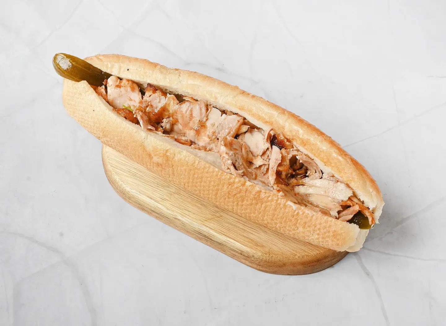 Chicken Shawerma Samoli Bread