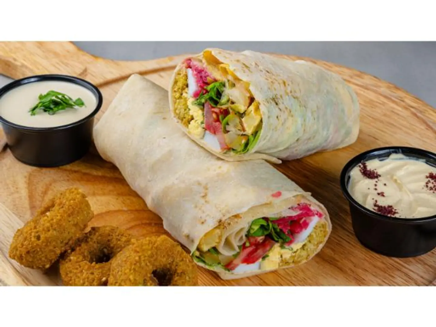 Falafel With Egg Sandwich