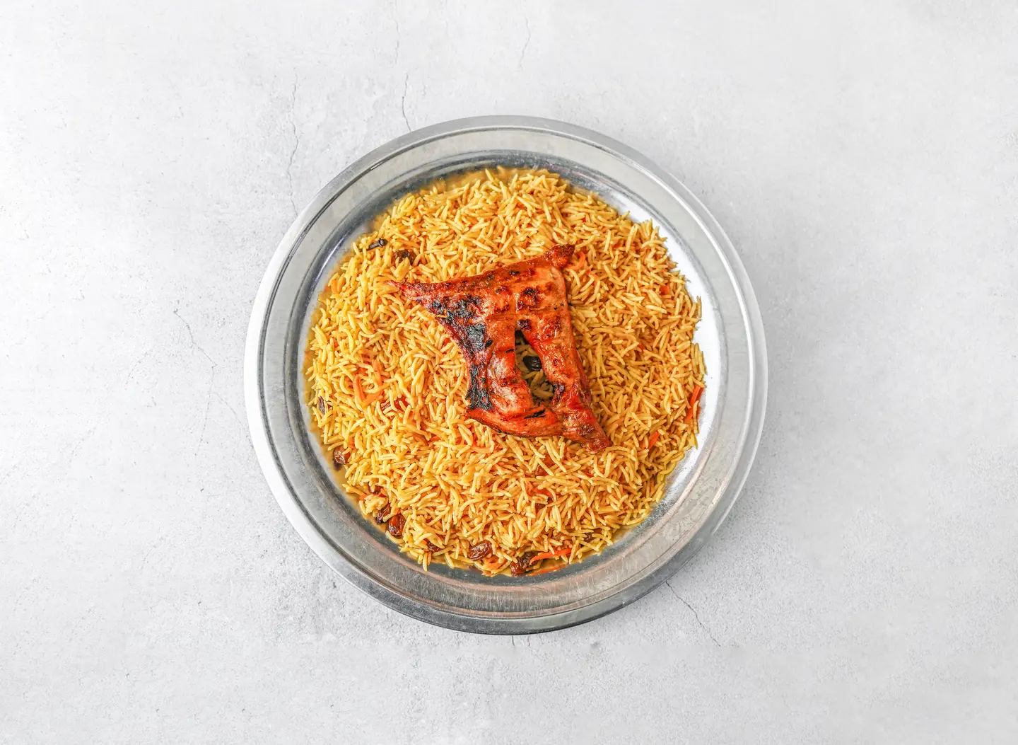 Quarter Grilled Chicken With Bukhari Rice