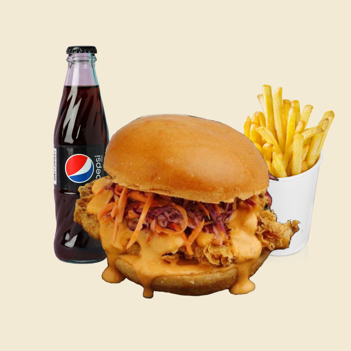 وجبة لوسفير برجر دجاج