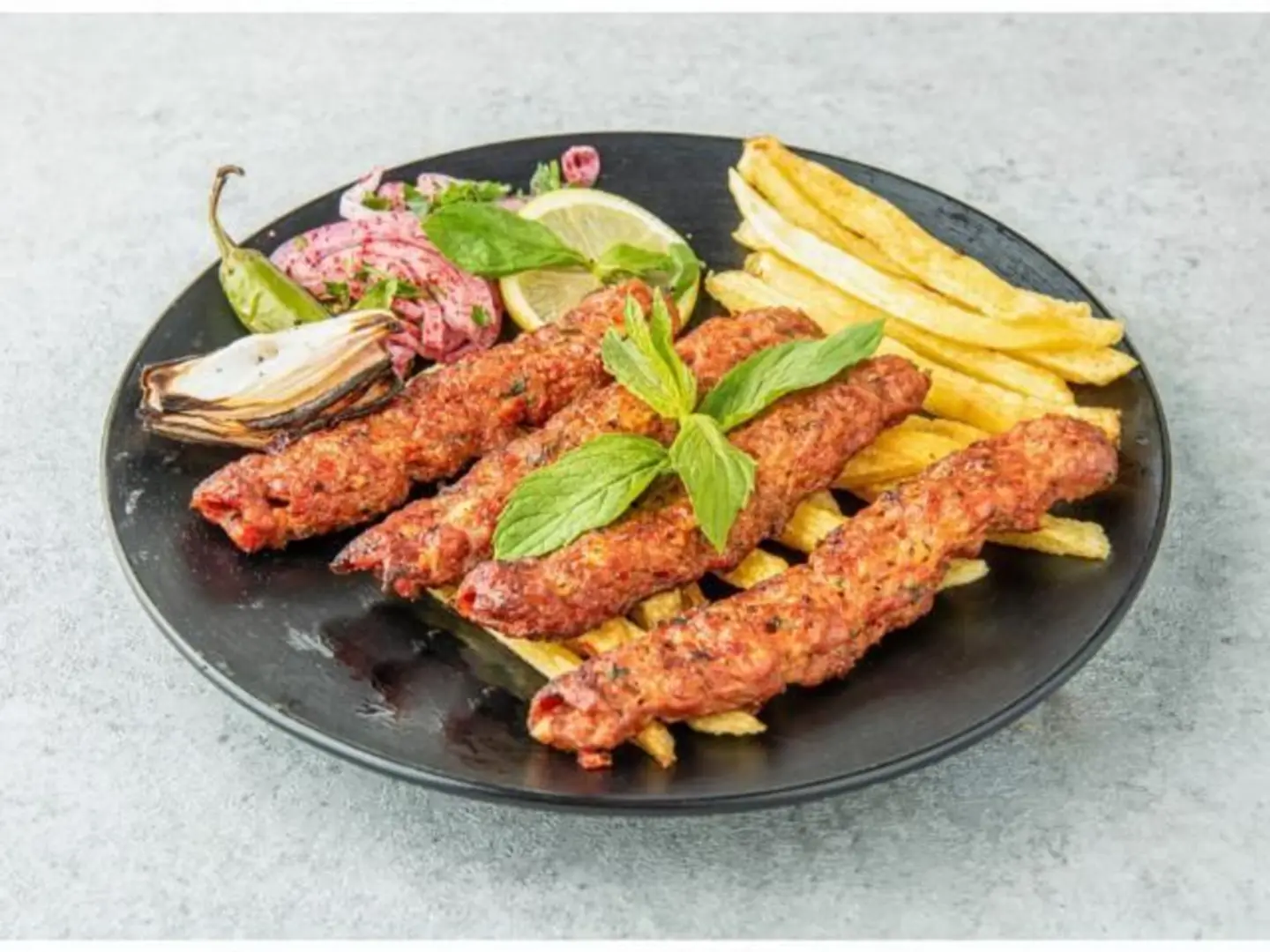 صحن كباب لحم