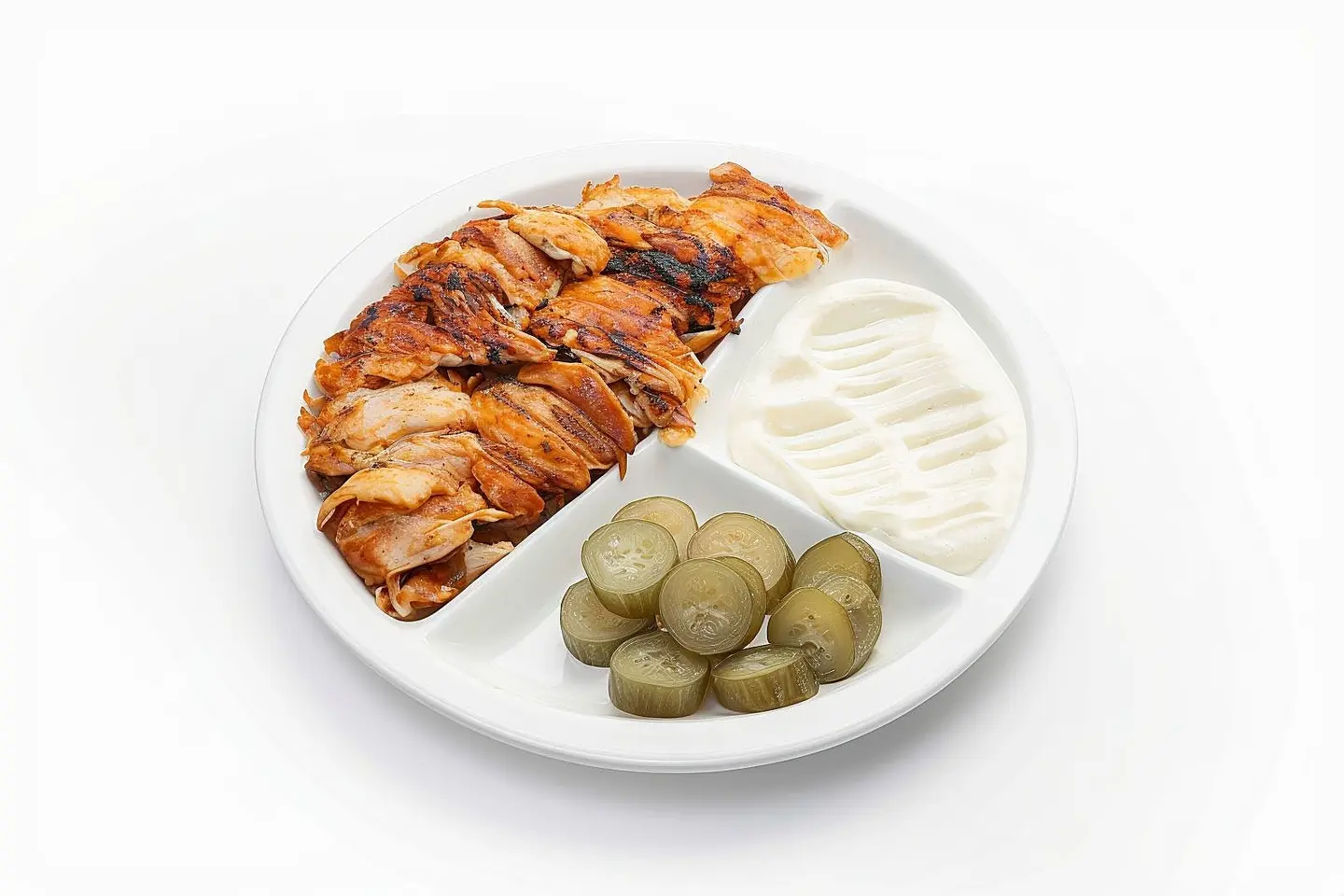 صحن شاورما دجاج ٢٥٠غم