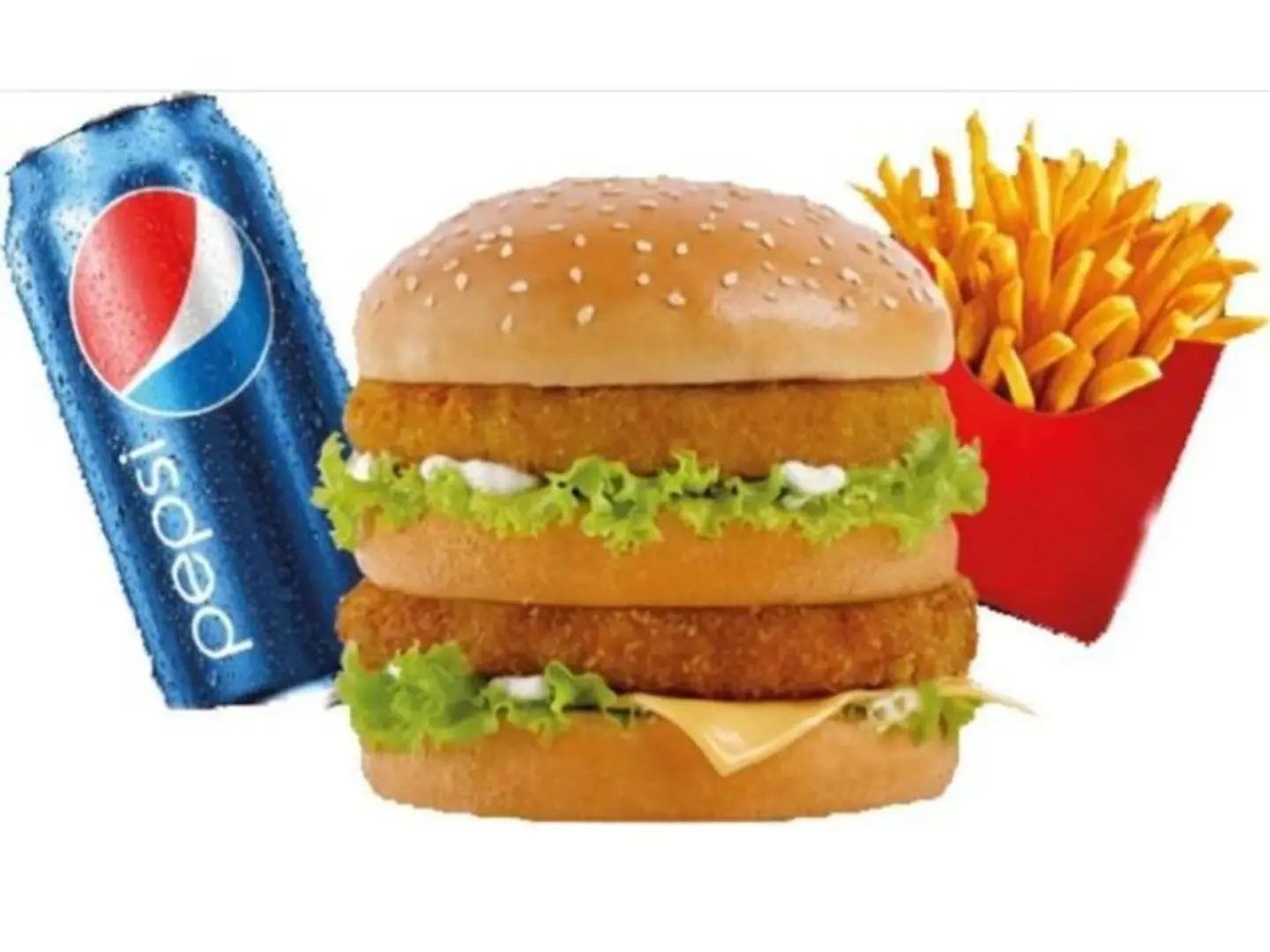 Double Nuggets Burger Meal