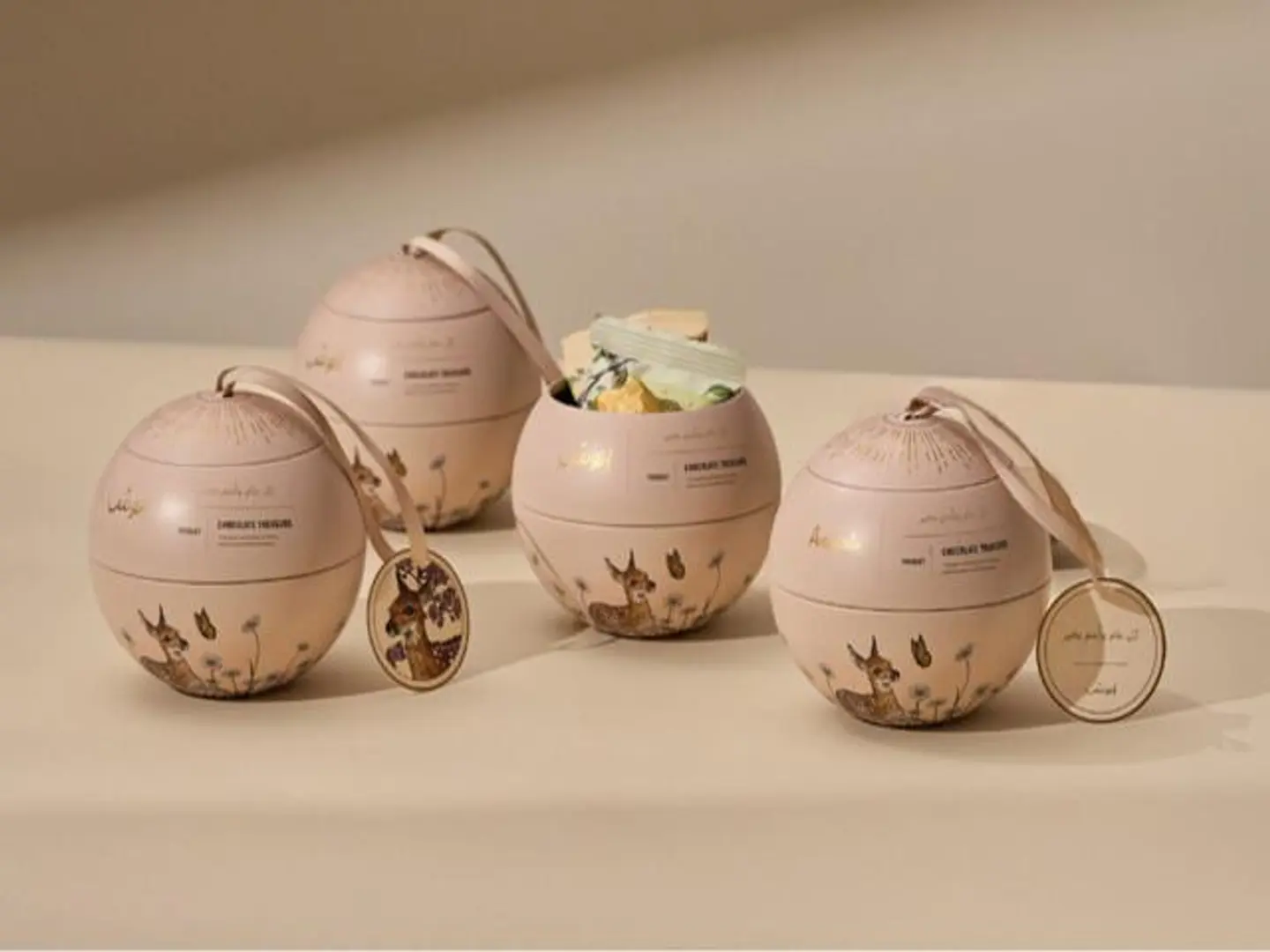 Beige Circular Giveaways