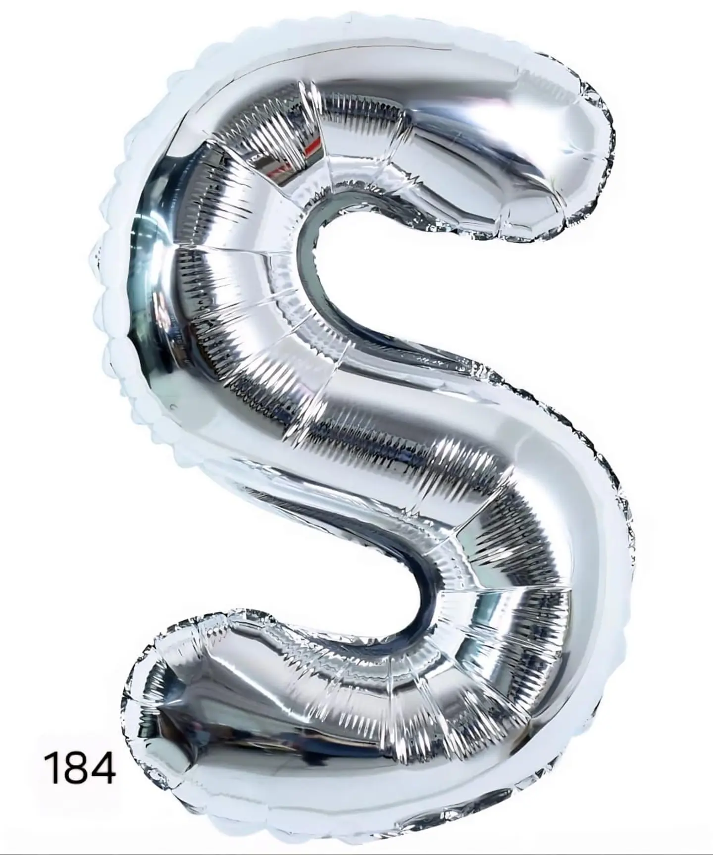 Silver 019 Helium Balloon