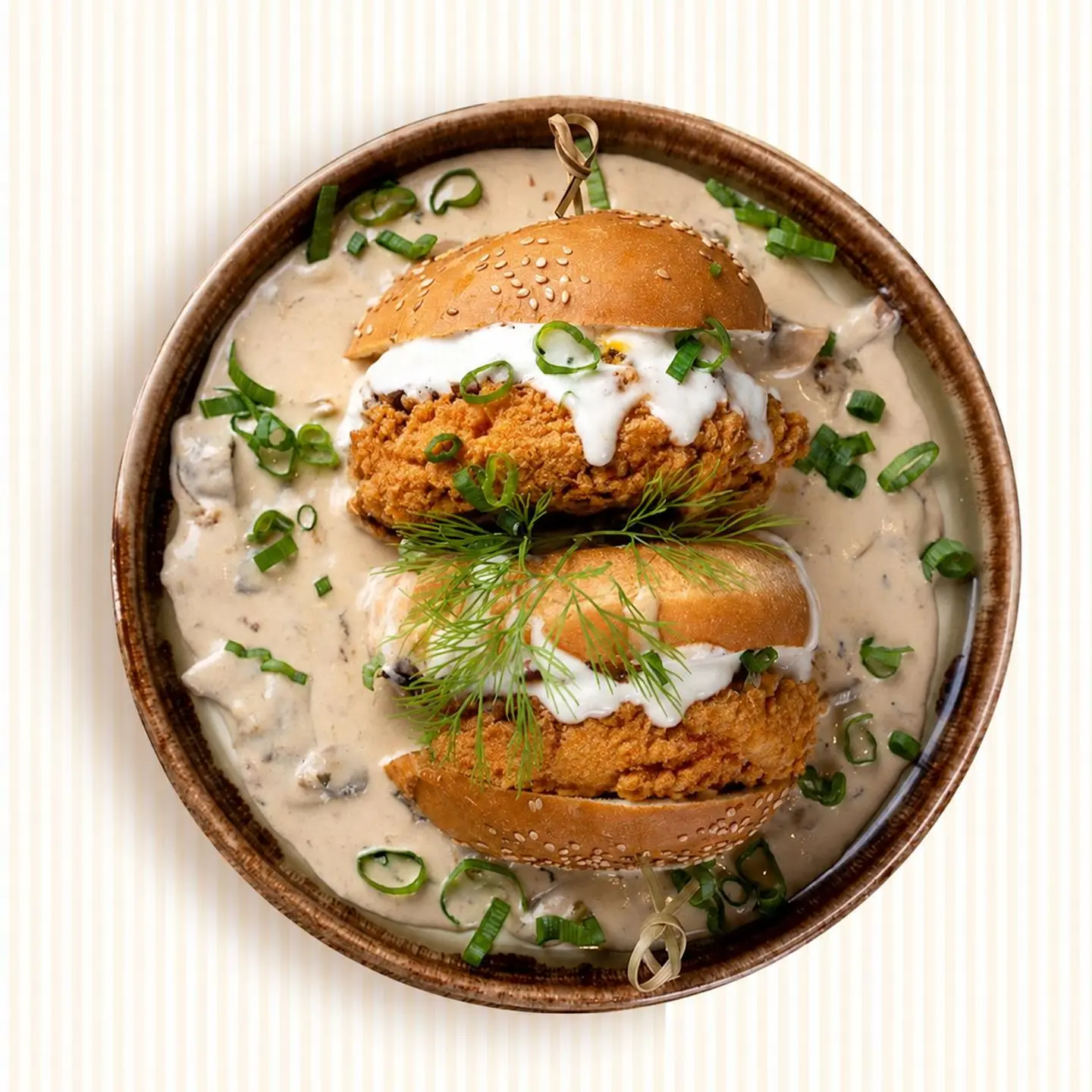 Dipping Chicken Burger