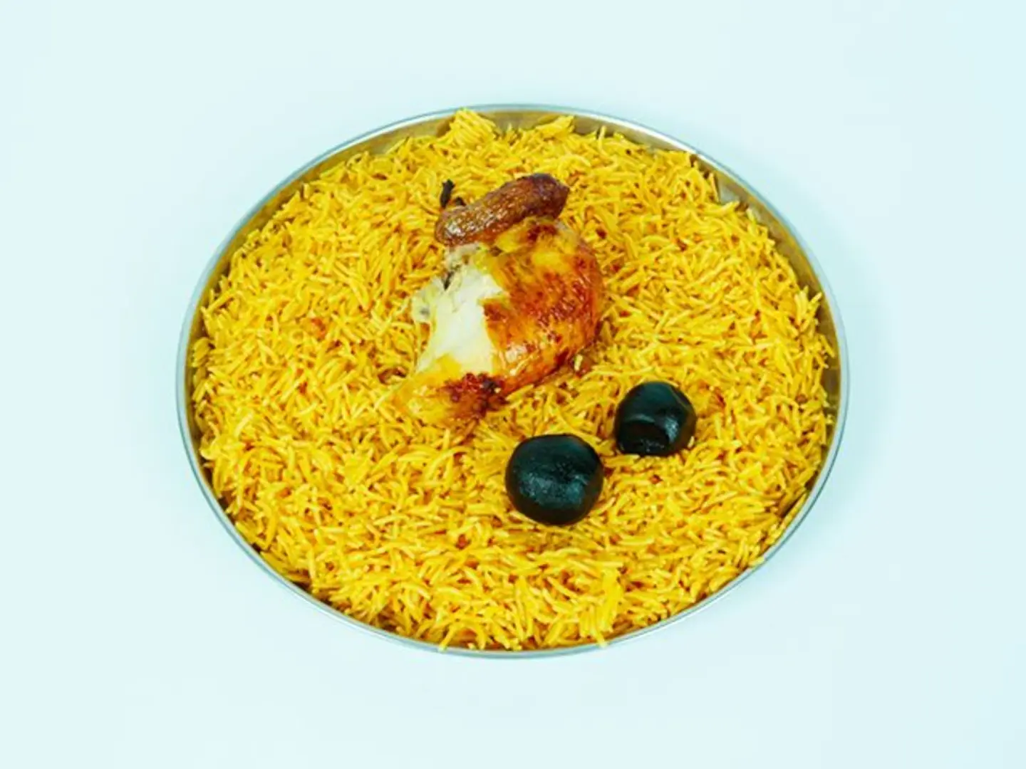 ربع دجاج شواية مع الرز