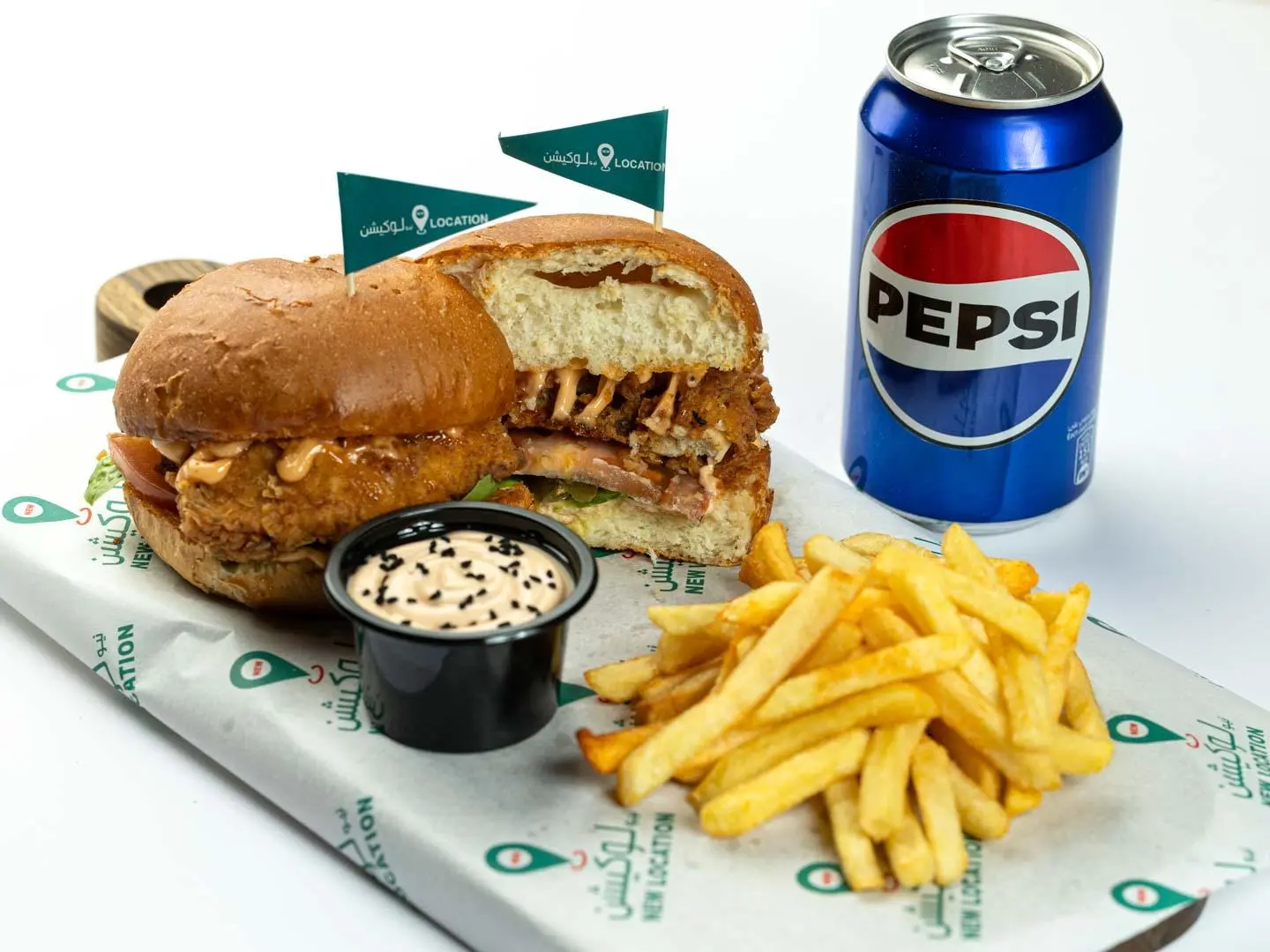 برجر كريسبي دجاج