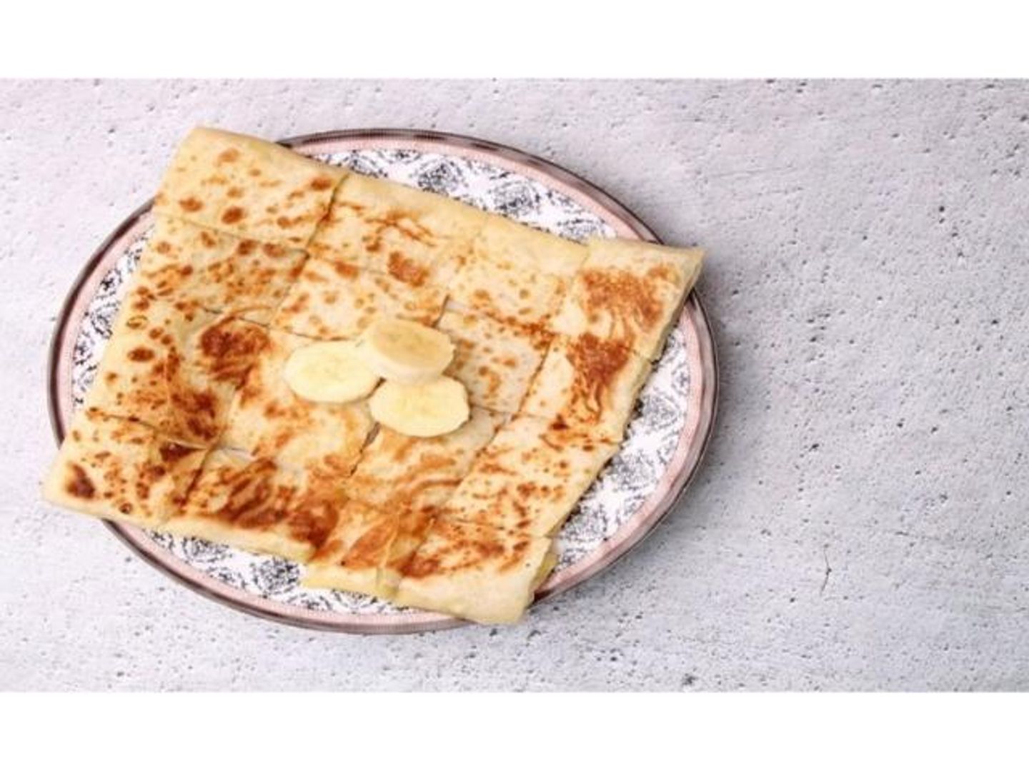 مطبق حلو قشطة و موز