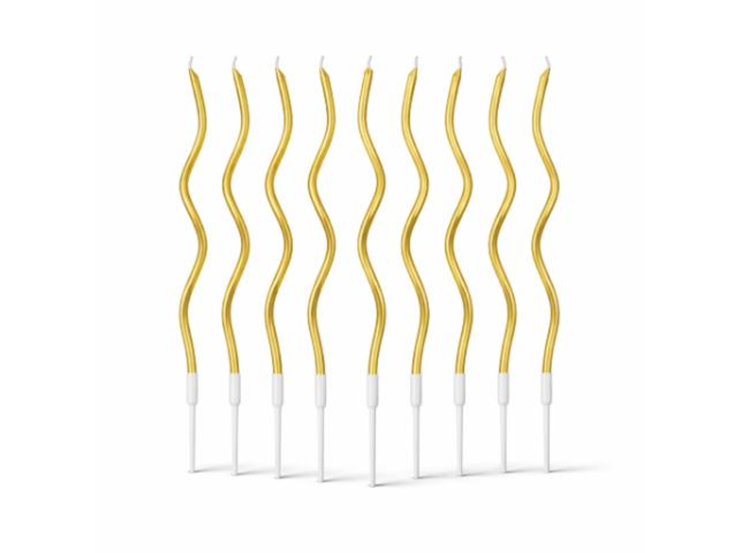 Gold Stick Birthday Candles